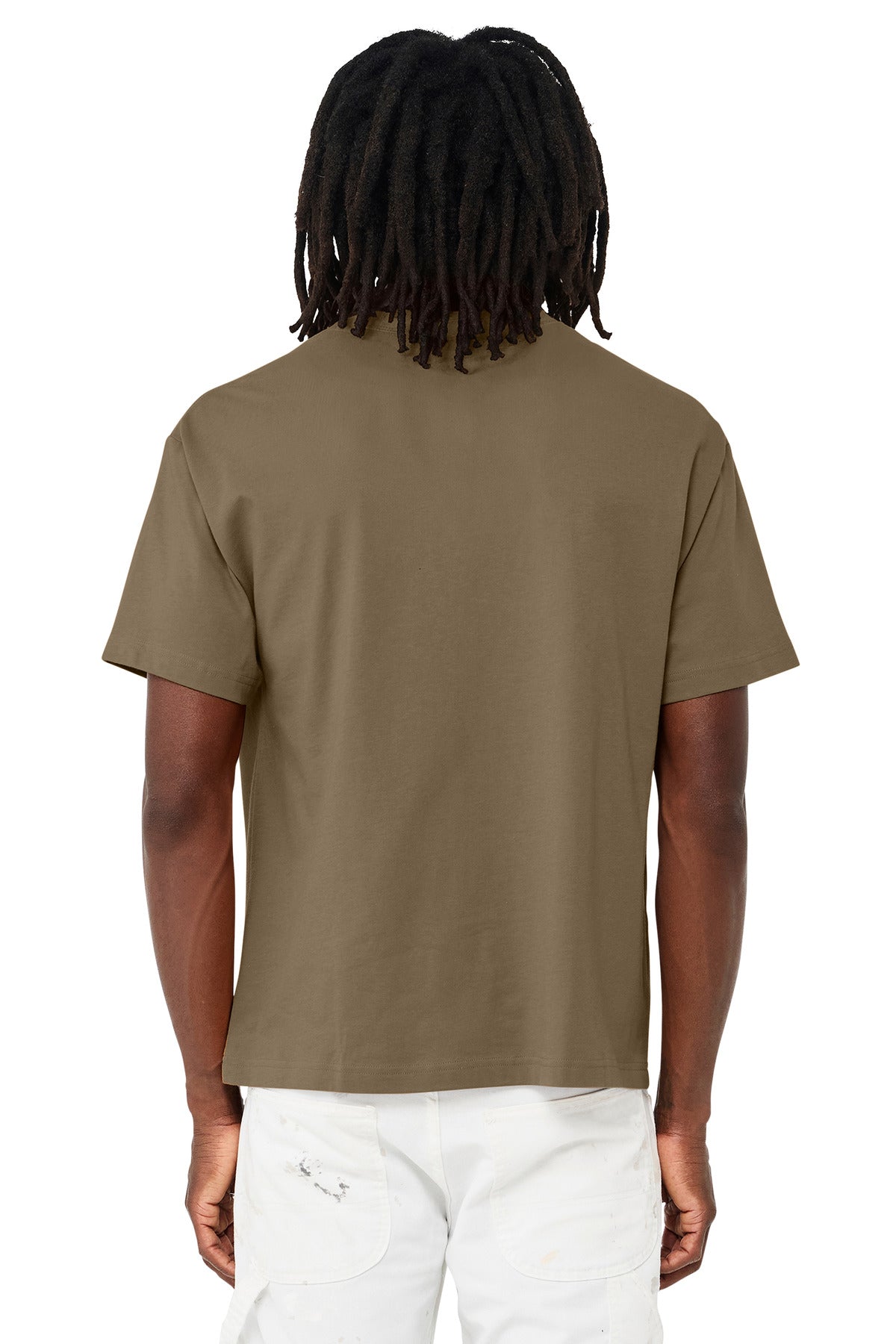 BELLA+CANVAS Unisex 6-Ounce Heavyweight Tee BC3010 - Vintage Brown - back