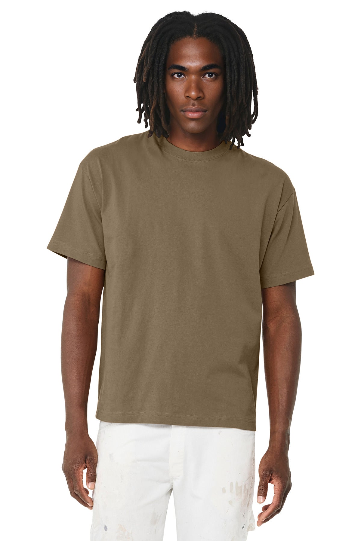 BELLA+CANVAS Unisex 6-Ounce Heavyweight Tee BC3010 - Vintage Brown - front