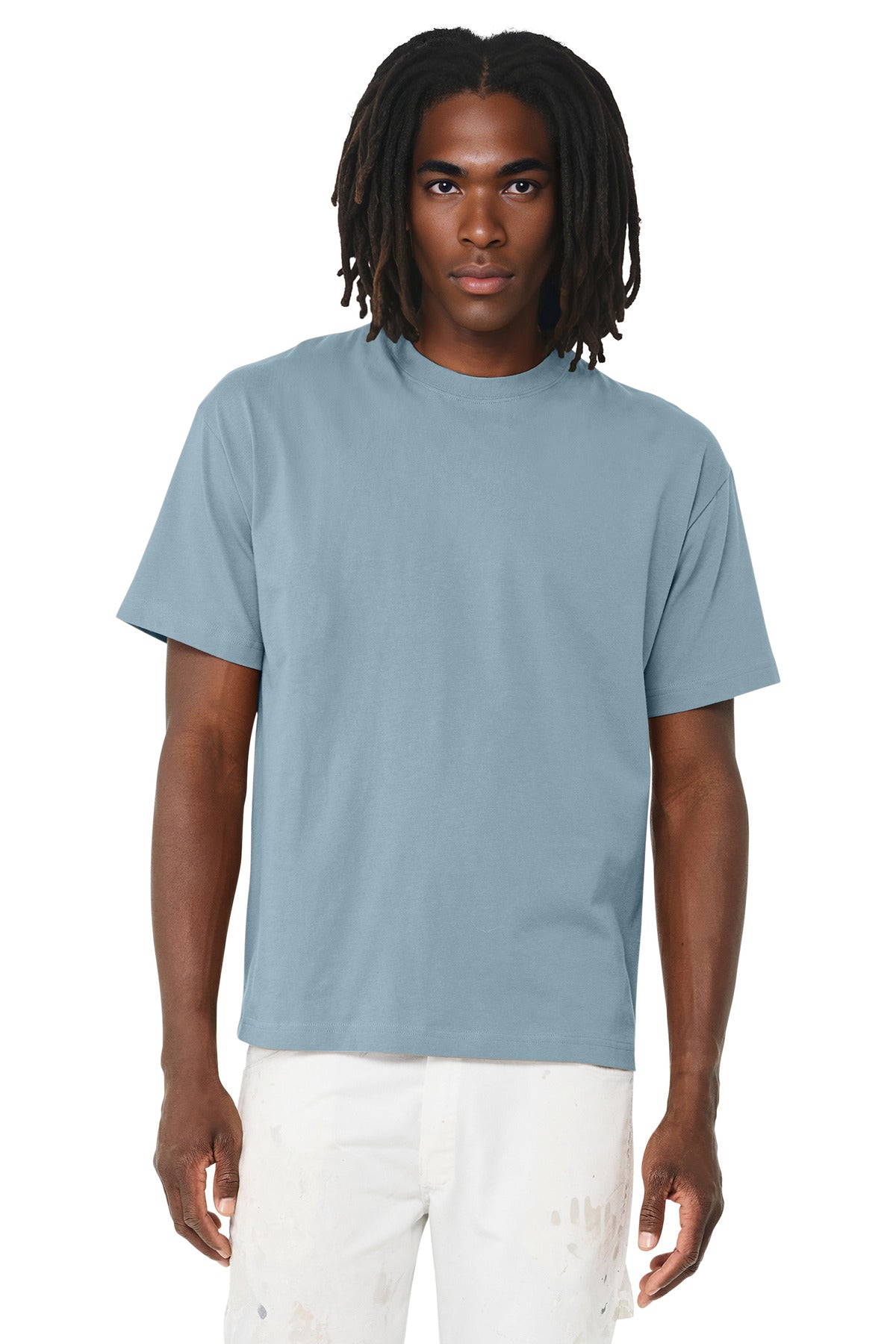 BELLA+CANVAS Unisex 6-Ounce Heavyweight Tee BC3010 - Vintage Denim - front