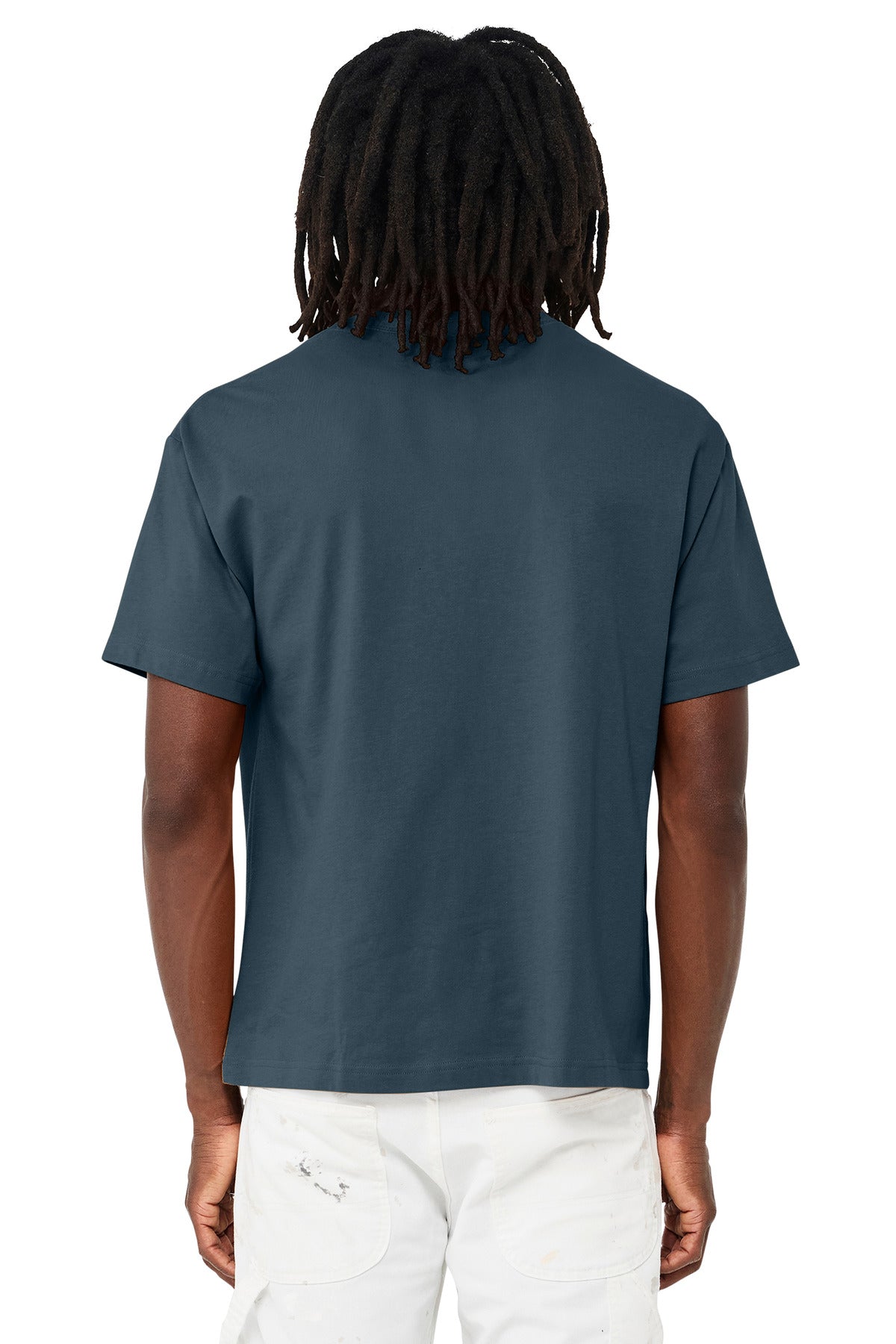 BELLA+CANVAS Unisex 6-Ounce Heavyweight Tee BC3010 - Vintage Navy - back