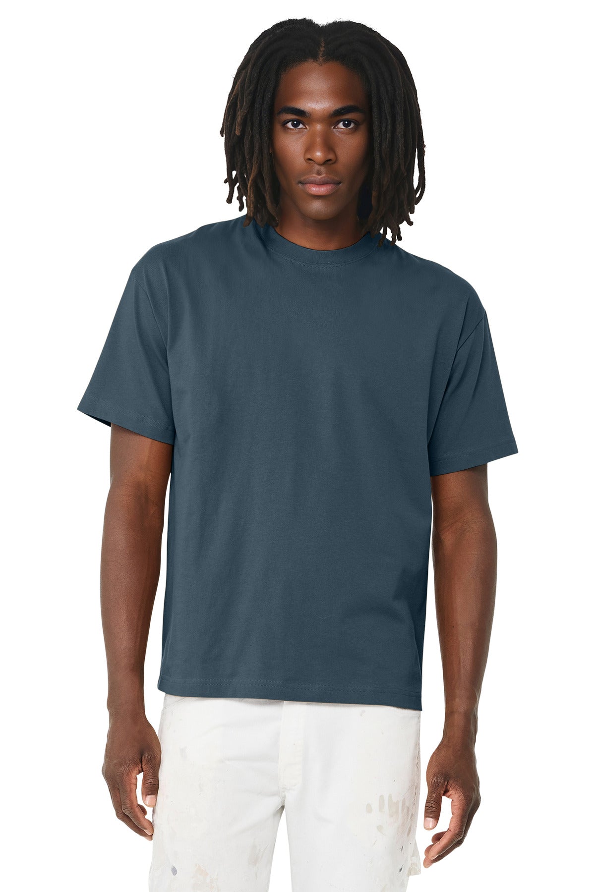 BELLA+CANVAS Unisex 6-Ounce Heavyweight Tee BC3010 - Vintage Navy - front