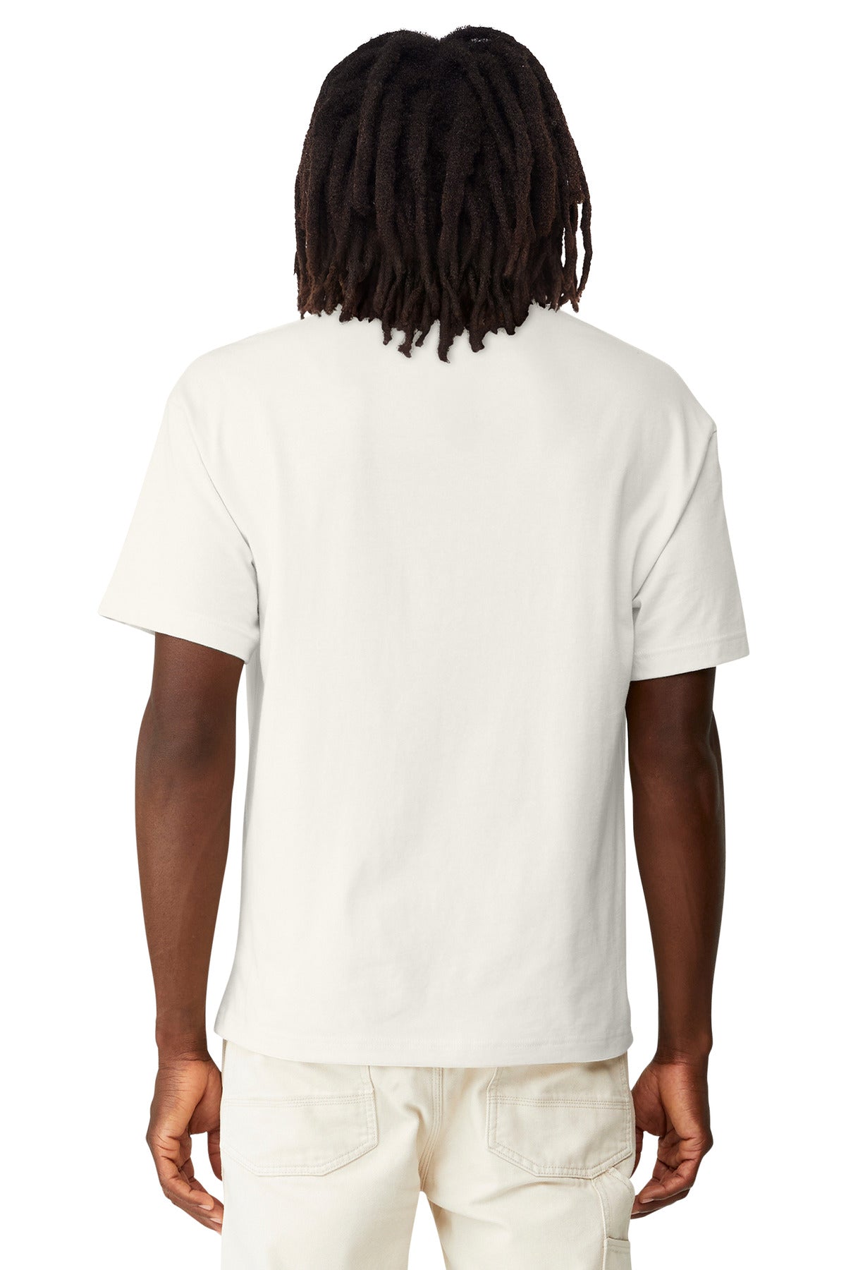 BELLA+CANVAS Unisex 6-Ounce Heavyweight Tee BC3010 - Vintage White - back