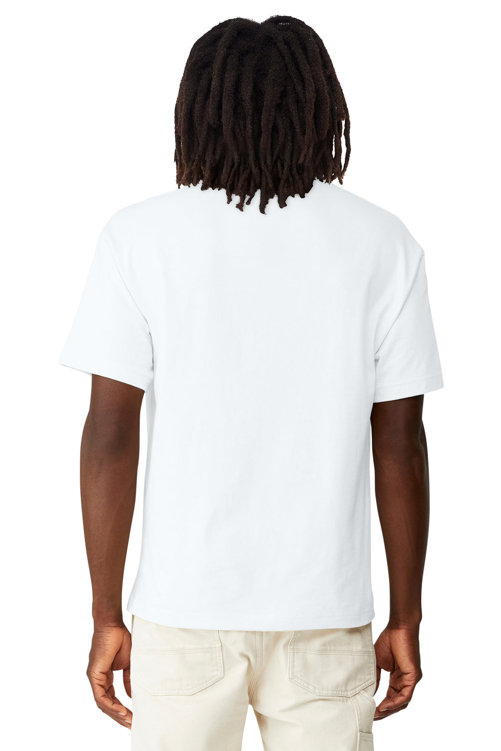 BELLA+CANVAS Unisex 6-Ounce Heavyweight Tee BC3010 - White - back