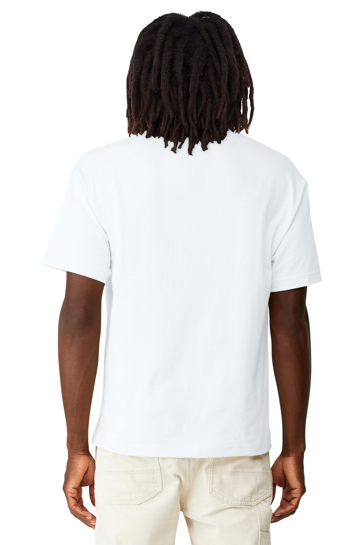 BELLA+CANVAS Unisex 6-Ounce Heavyweight Tee BC3010 - White - back