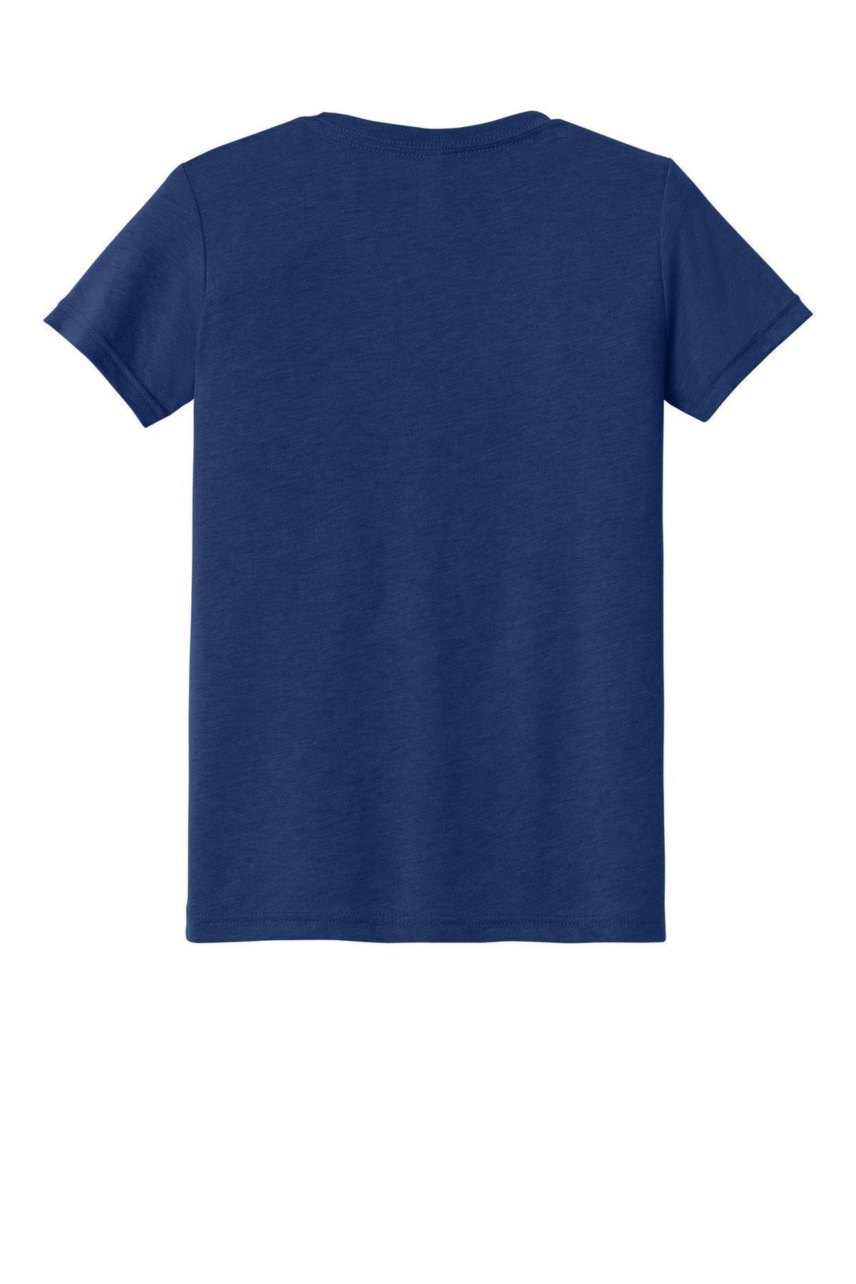 BELLA+CANVAS Youth Triblend Short Sleeve Tee. BC3413Y - Navy Triblend - back