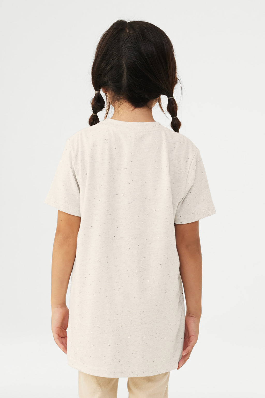 BELLA+CANVAS Youth Triblend Short Sleeve Tee. BC3413Y - Oatmeal Triblend - back