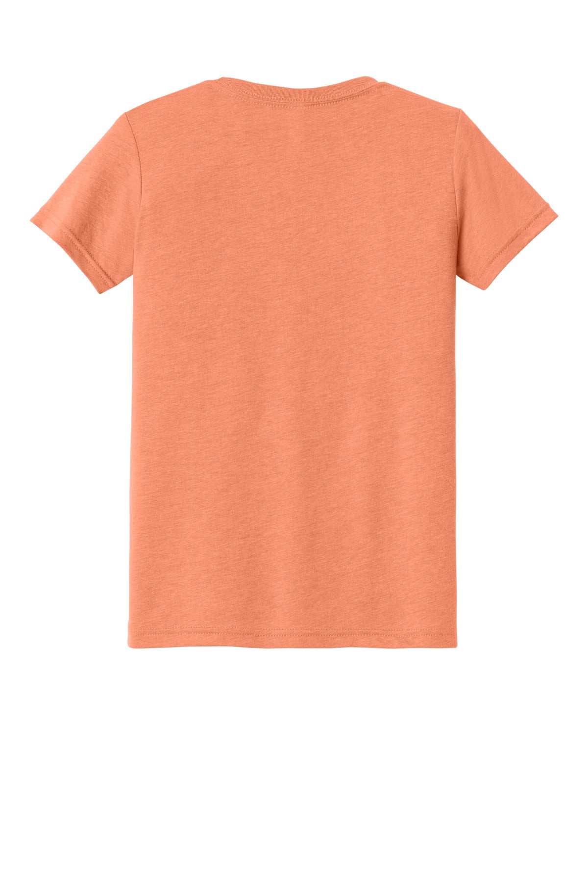 BELLA+CANVAS Youth Triblend Short Sleeve Tee. BC3413Y - Orange Triblend - back