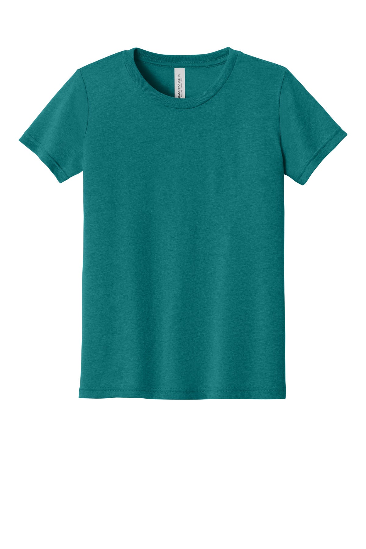 BELLA+CANVAS Youth Triblend Short Sleeve Tee. BC3413Y - Teal Triblend - front