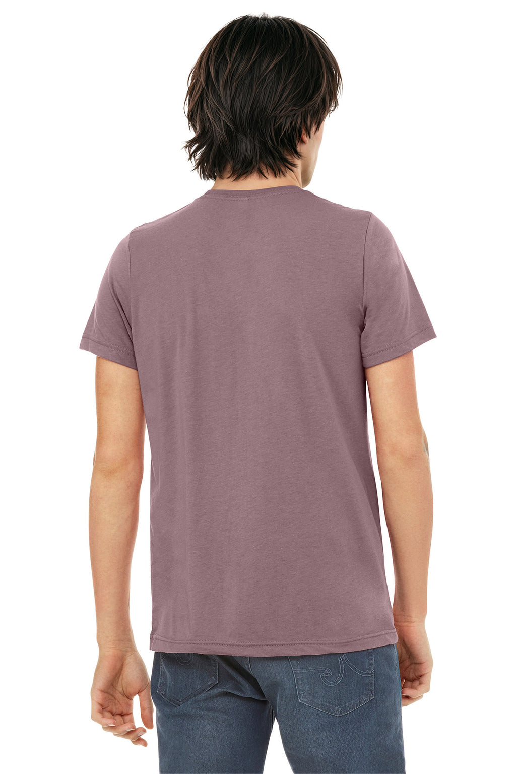 BELLA+CANVAS Unisex Triblend Short Sleeve Tee. BC3413 - Orchid Triblend - back