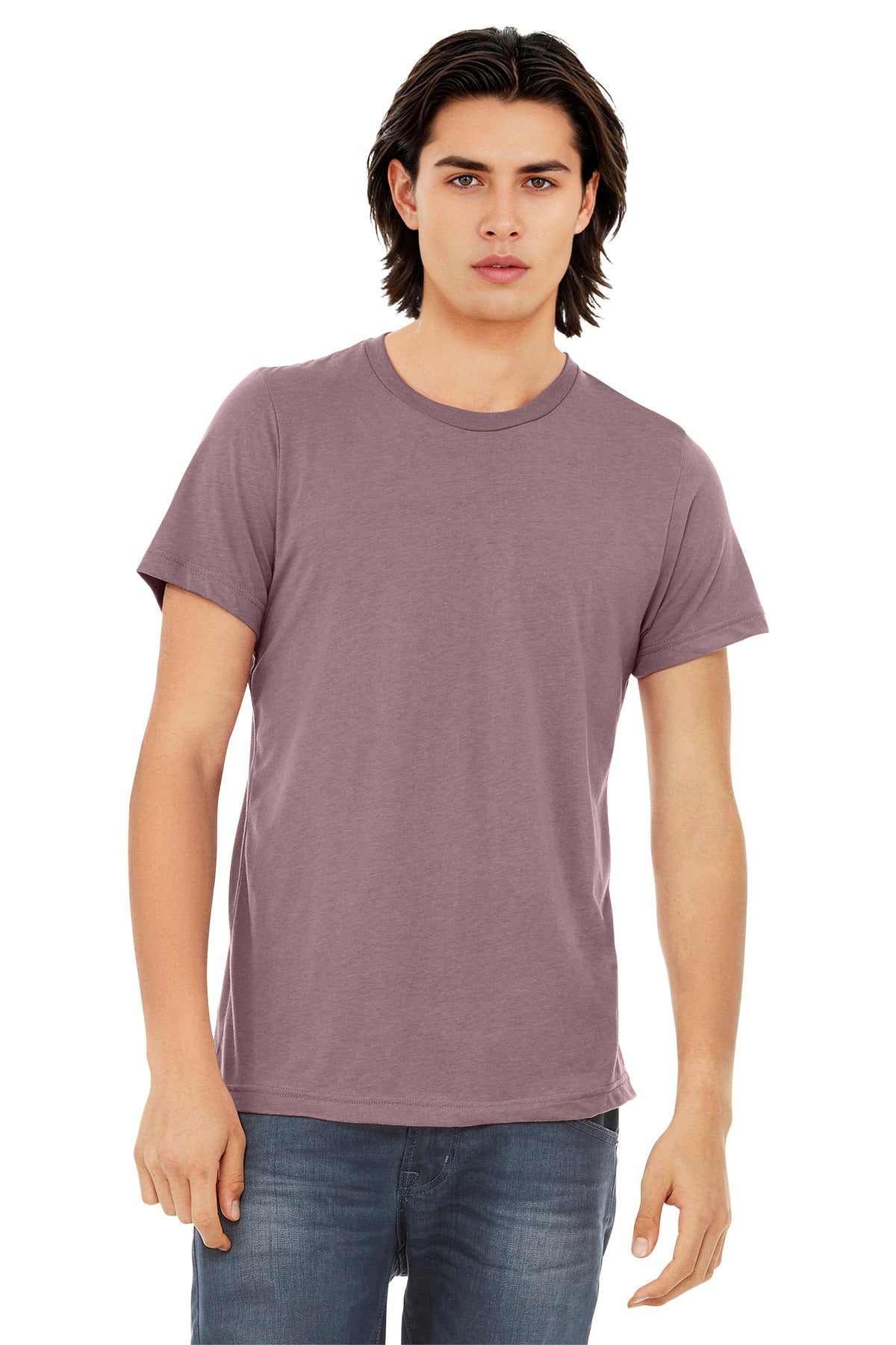 BELLA+CANVAS Unisex Triblend Short Sleeve Tee. BC3413 - Orchid Triblend - front