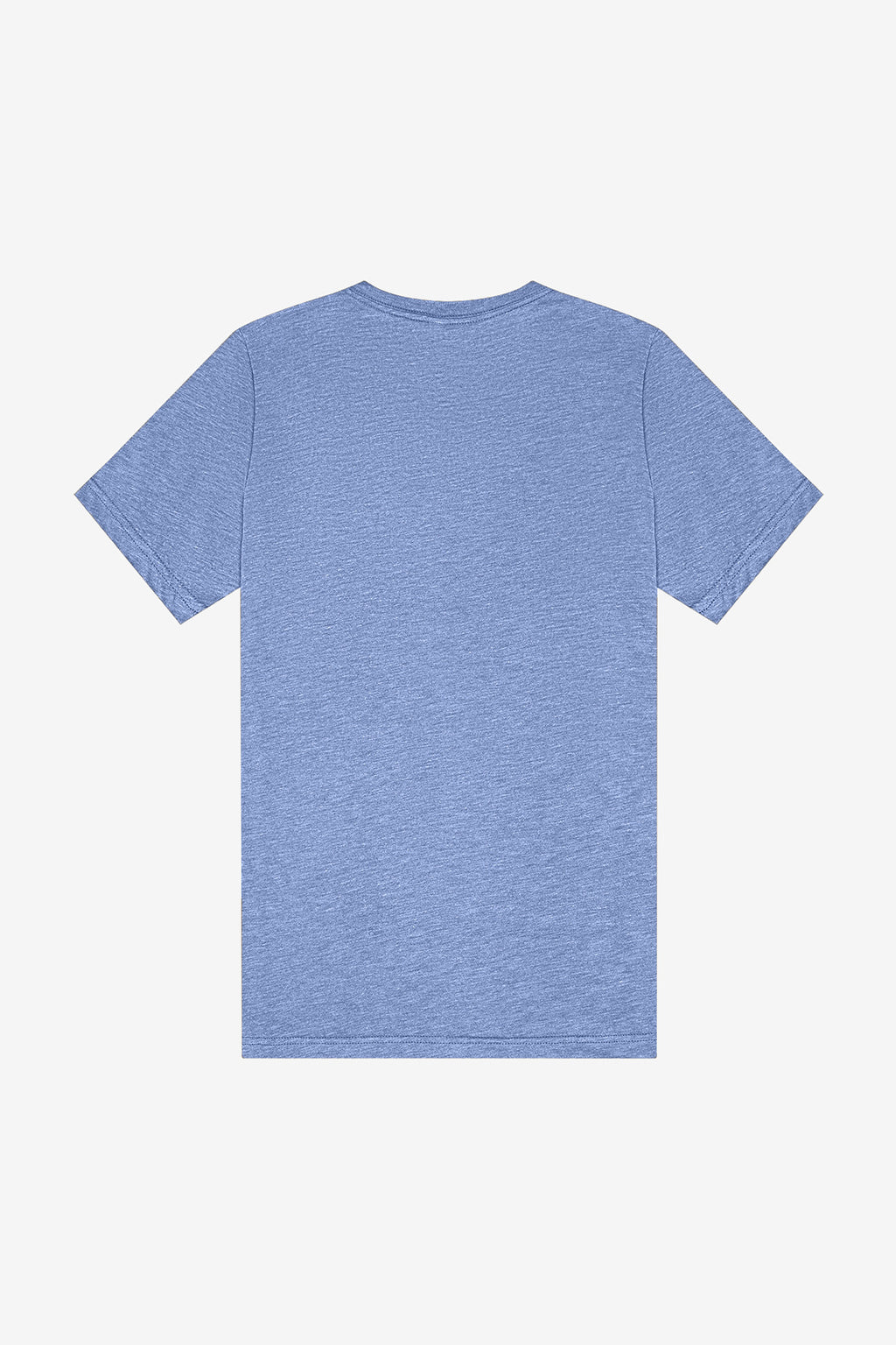 BELLA+CANVAS Unisex Triblend Short Sleeve V-Neck Tee. BC3415 - Blue Triblend - back