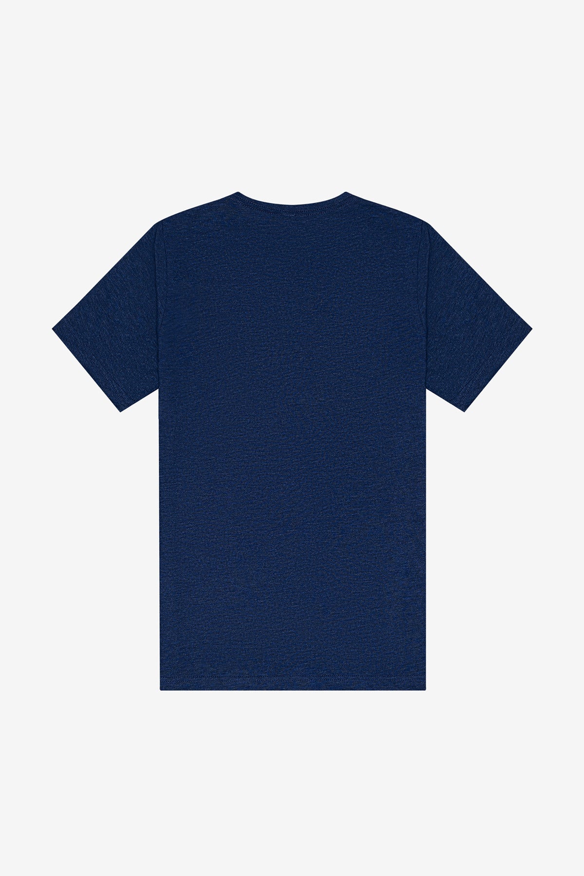 BELLA+CANVAS Unisex Triblend Short Sleeve V-Neck Tee. BC3415 - Navy Triblend - back