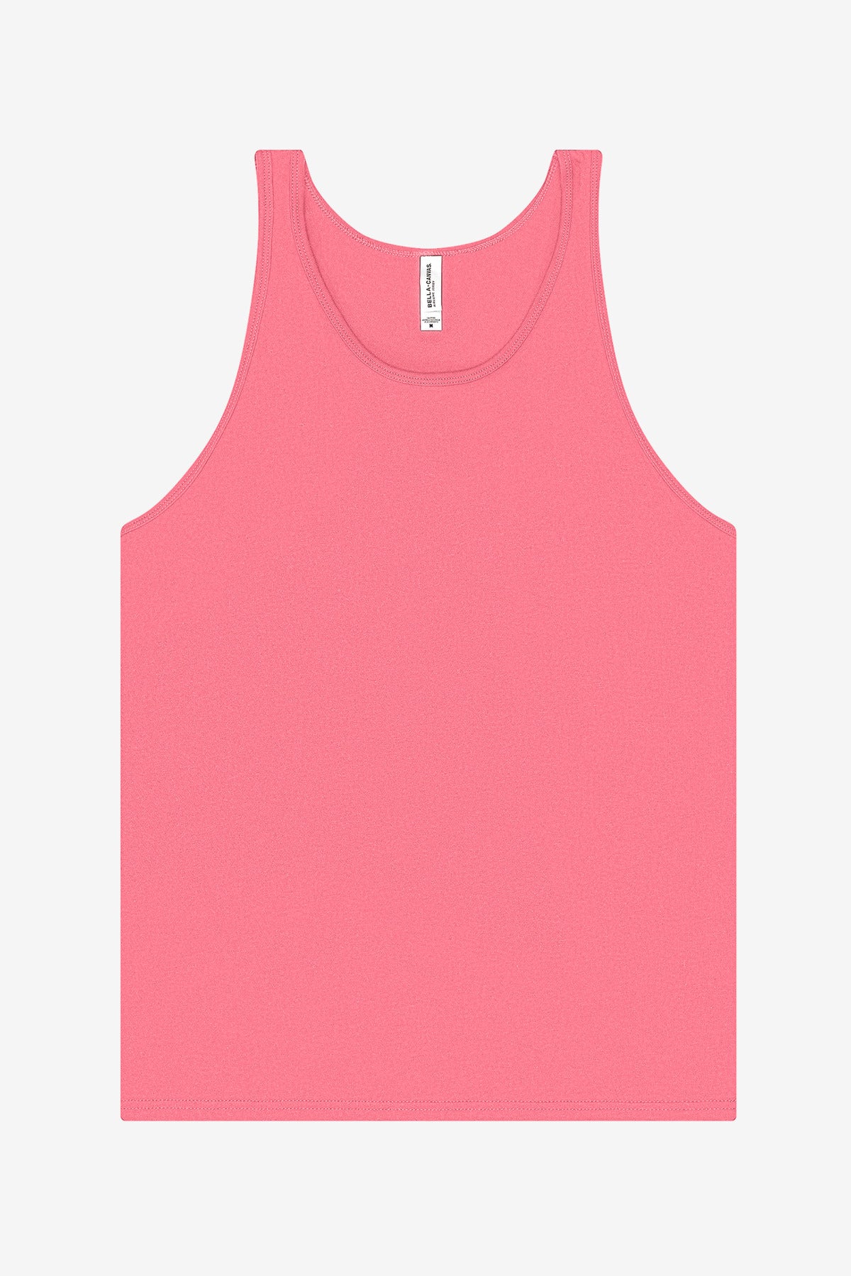 BELLA+CANVAS Unisex Heather CVC Tank BC3480CVC - Neon Pink - front