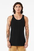 BELLA+CANVAS Unisex Heather CVC Tank BC3480CVC - Solid Black Blend - front