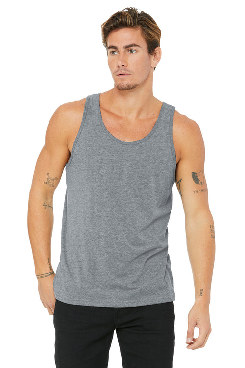 BELLA+CANVAS Unisex Jersey Tank. BC3480 - Athletic Heather - front