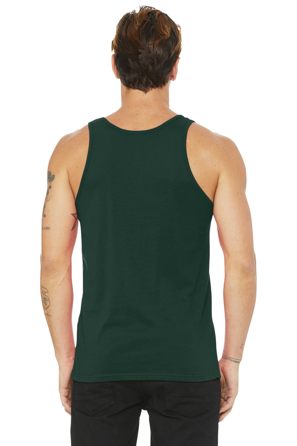 BELLA+CANVAS Unisex Jersey Tank. BC3480 - Forest - back