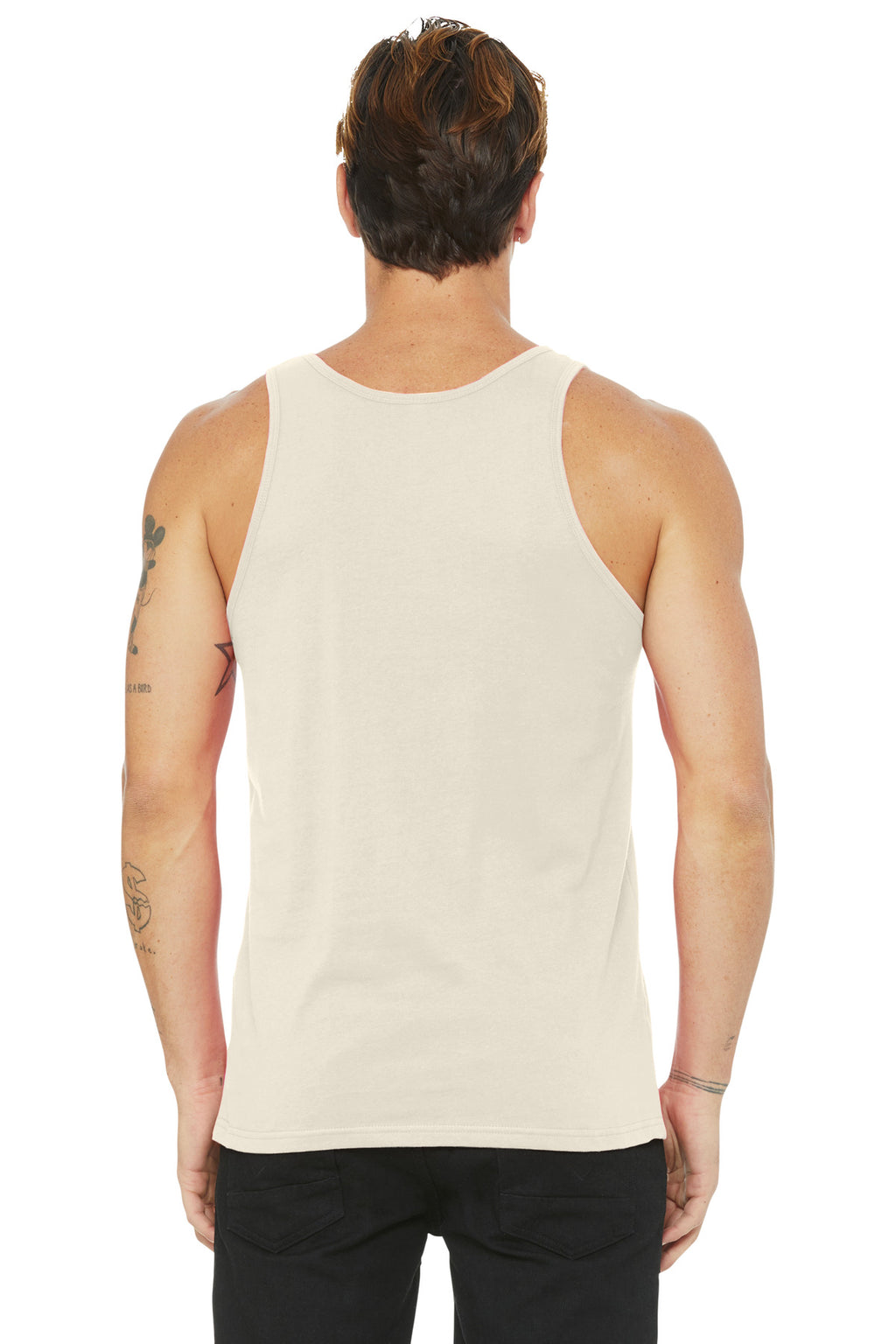 BELLA+CANVAS Unisex Jersey Tank. BC3480 - Natural - back