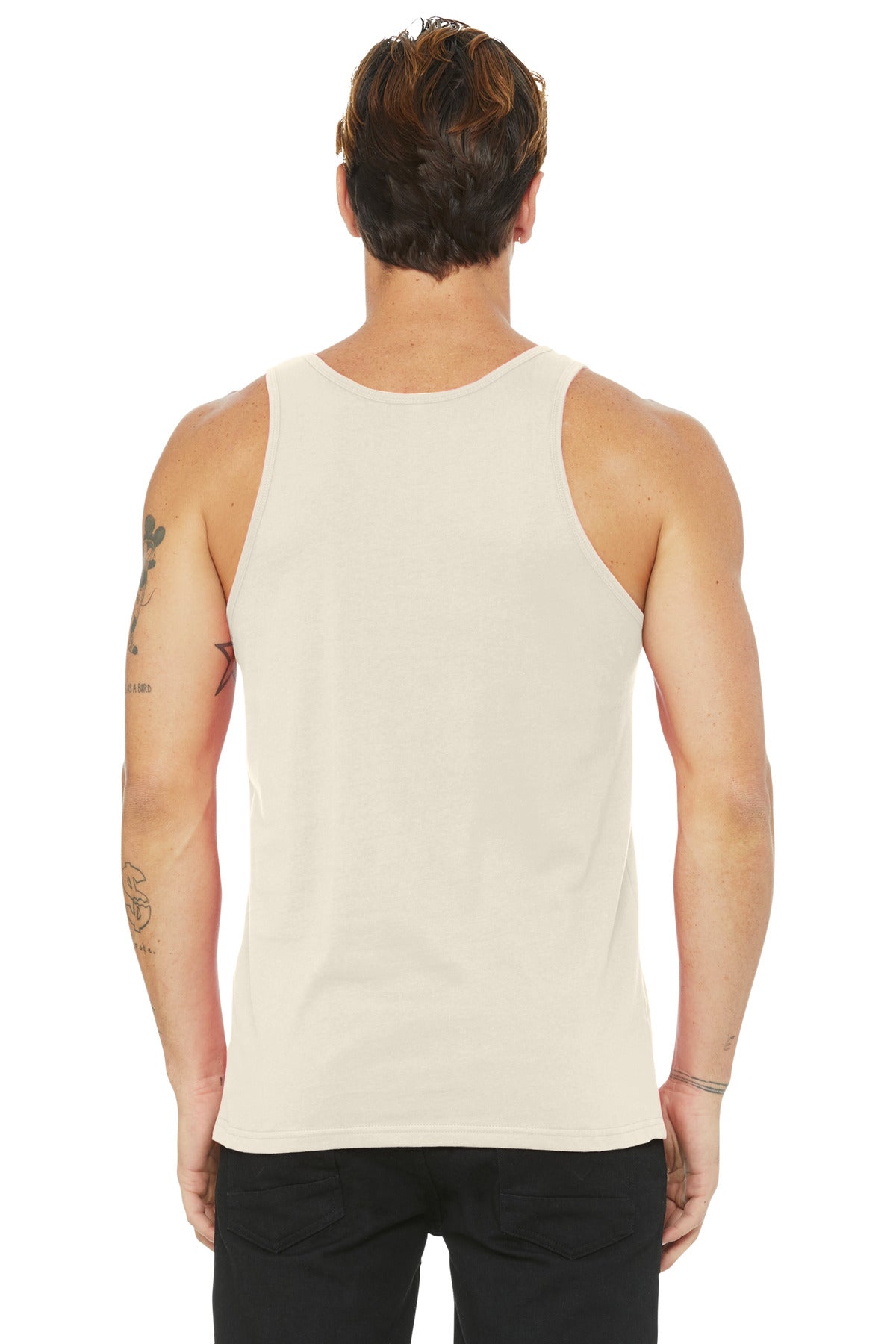 BELLA+CANVAS Unisex Jersey Tank. BC3480 - Natural - back