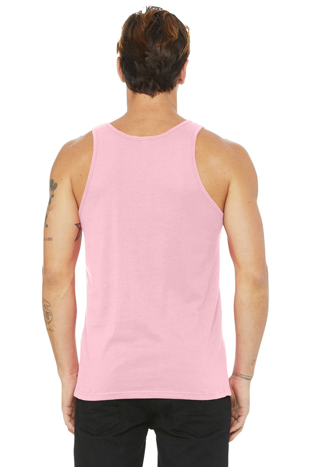 BELLA+CANVAS Unisex Jersey Tank. BC3480 - Pink - back