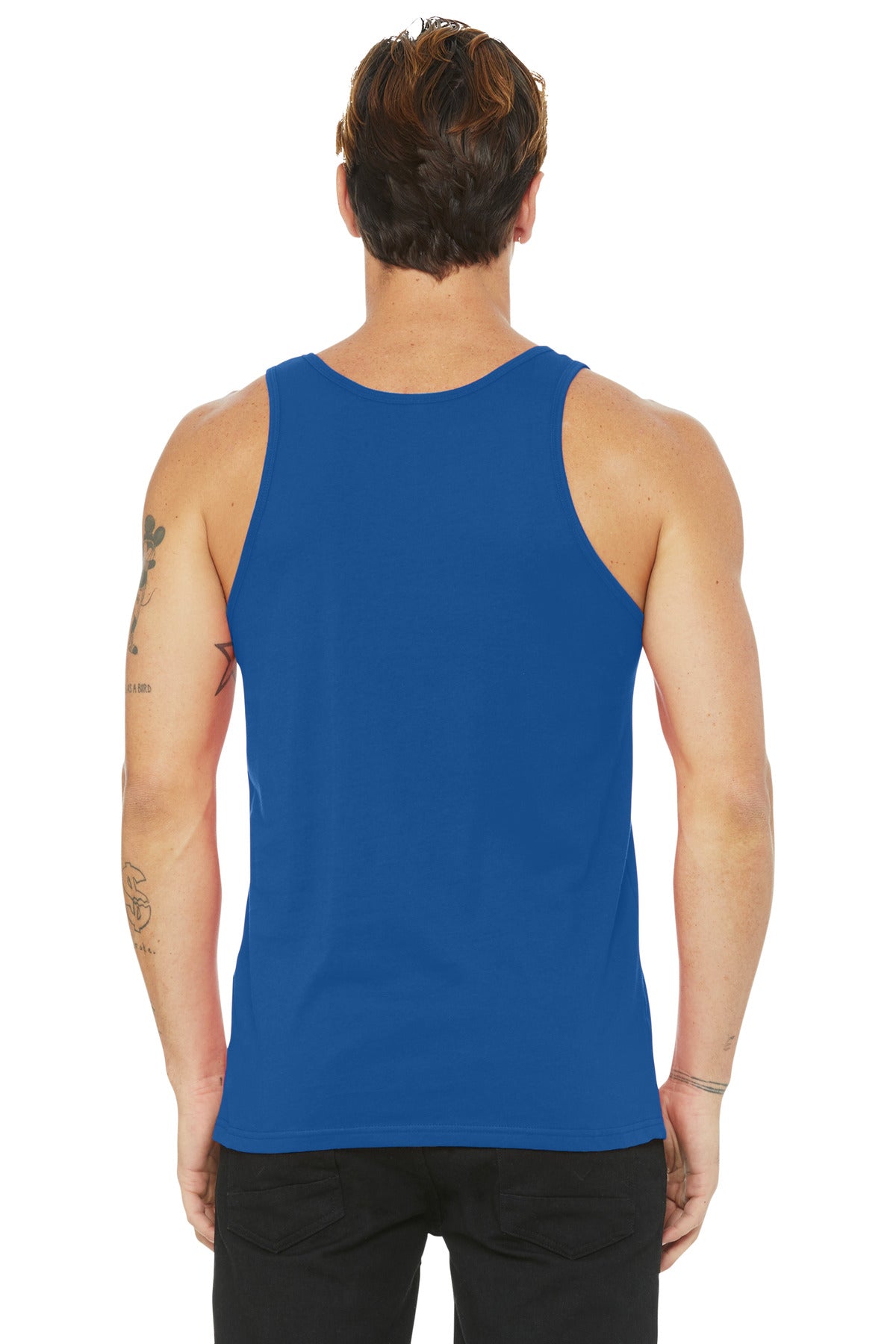 BELLA+CANVAS Unisex Jersey Tank. BC3480 - True Royal - back