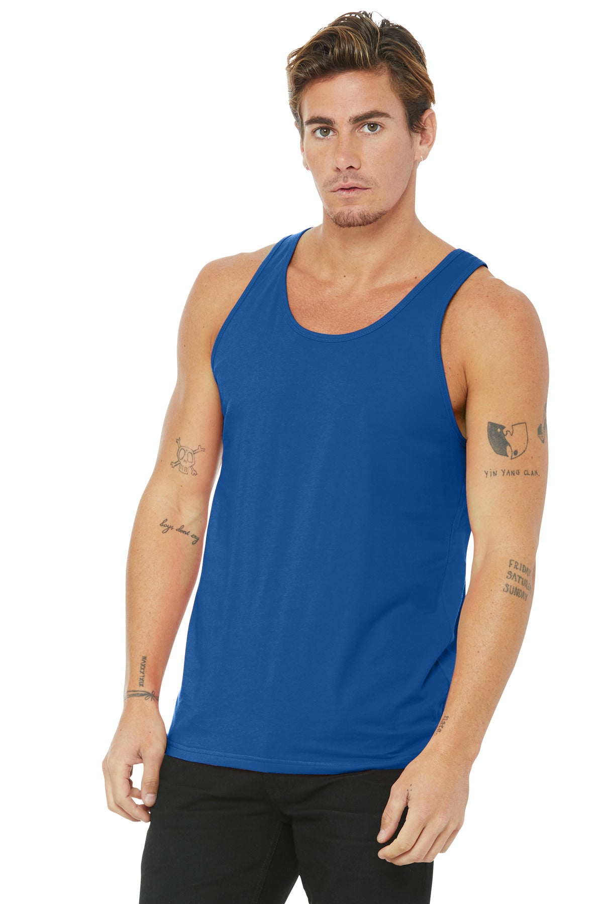 BELLA+CANVAS Unisex Jersey Tank. BC3480 - True Royal - front