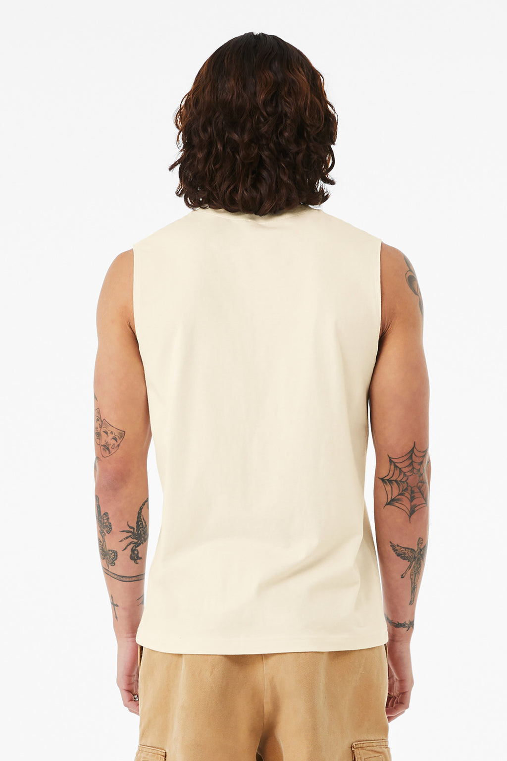 BELLA+CANVAS Unisex Jersey Muscle Tank BC3483 - Natural - back
