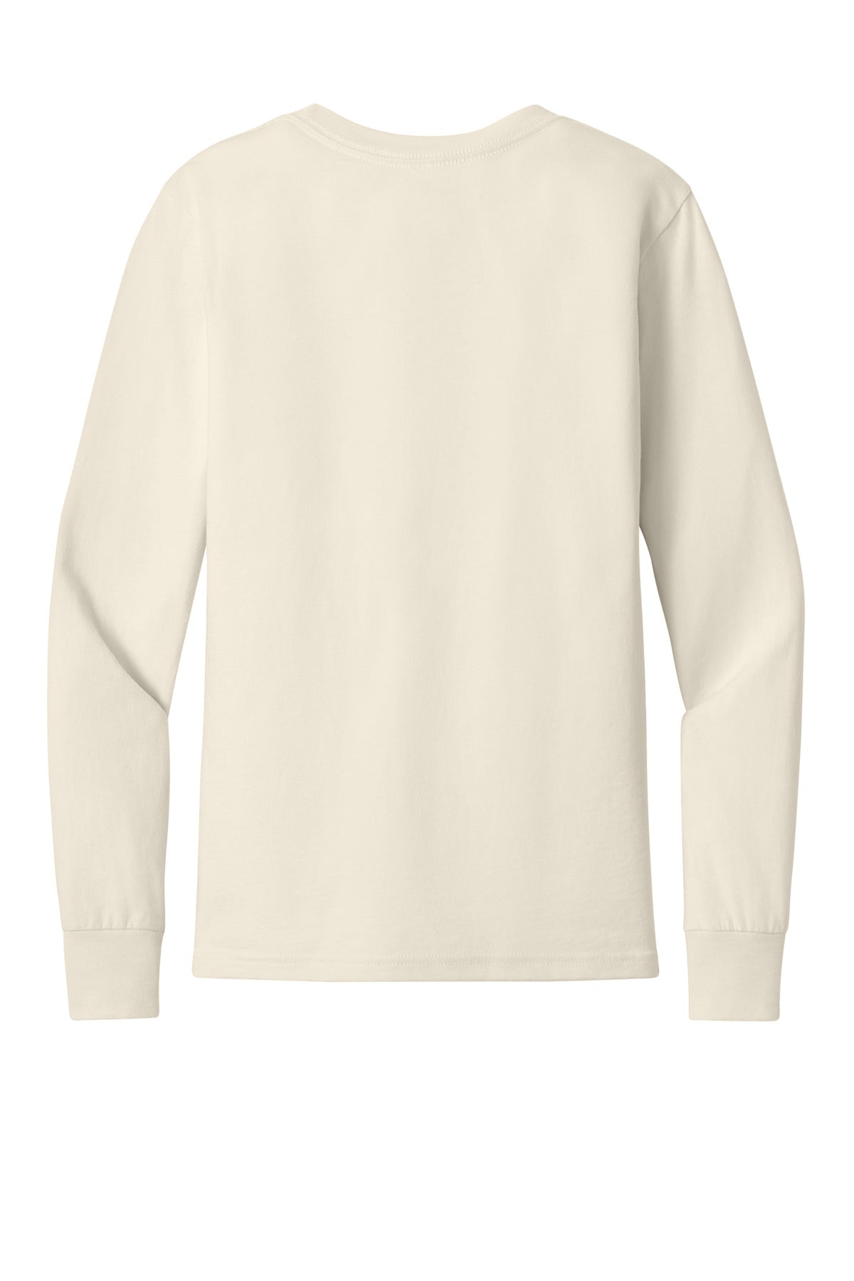 BELLA+CANVAS Youth Jersey Long Sleeve Tee BC3501Y - Natural - back