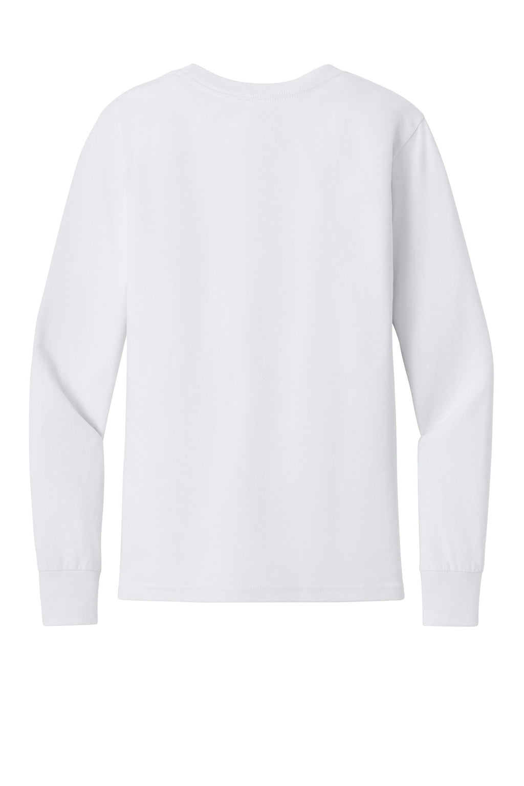 BELLA+CANVAS Youth Jersey Long Sleeve Tee BC3501Y - White - back