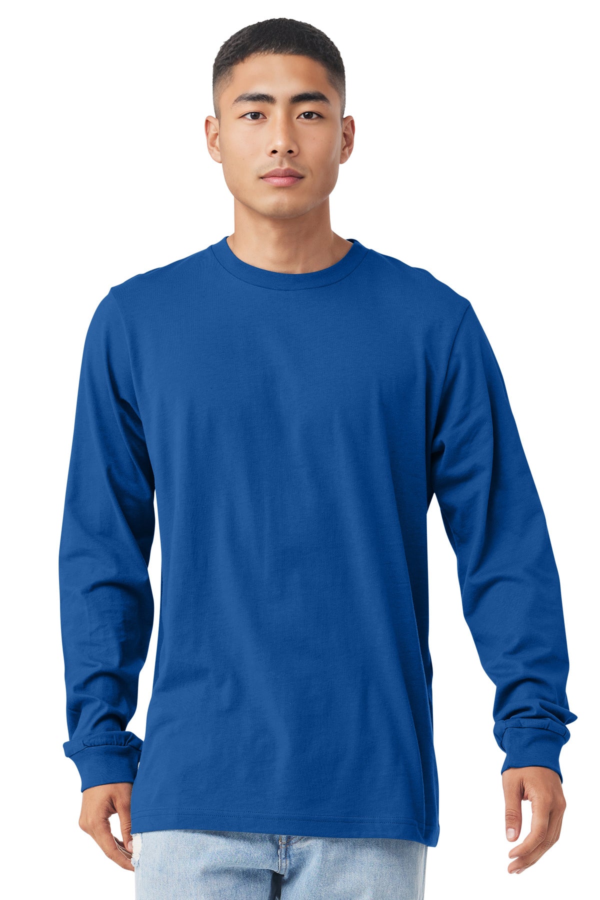 BELLA+CANVAS Unisex Jersey Long Sleeve Tee. BC3501 - True Royal - front