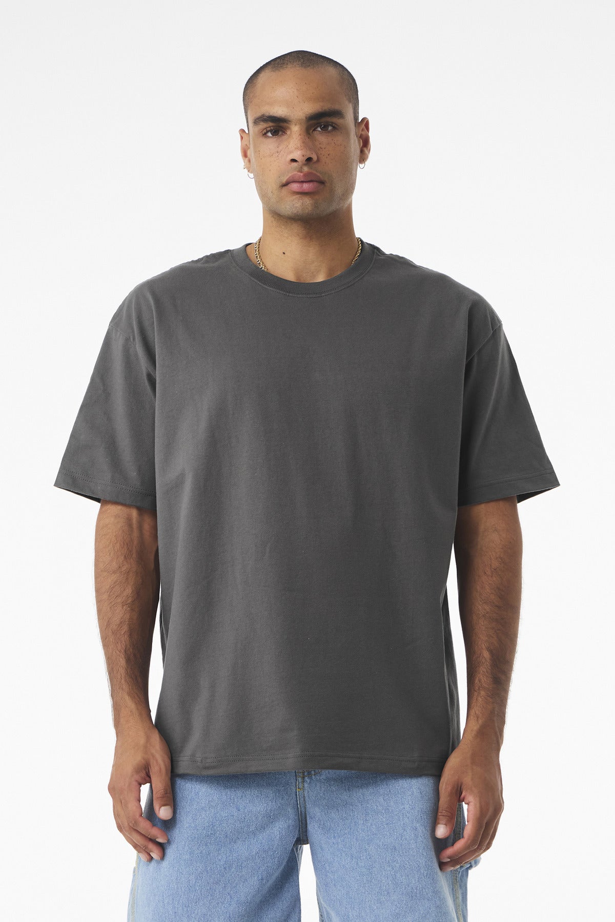 BELLA+CANVAS Unisex 7.5-Ounce Heavyweight Tee BC4610 - Asphalt - front
