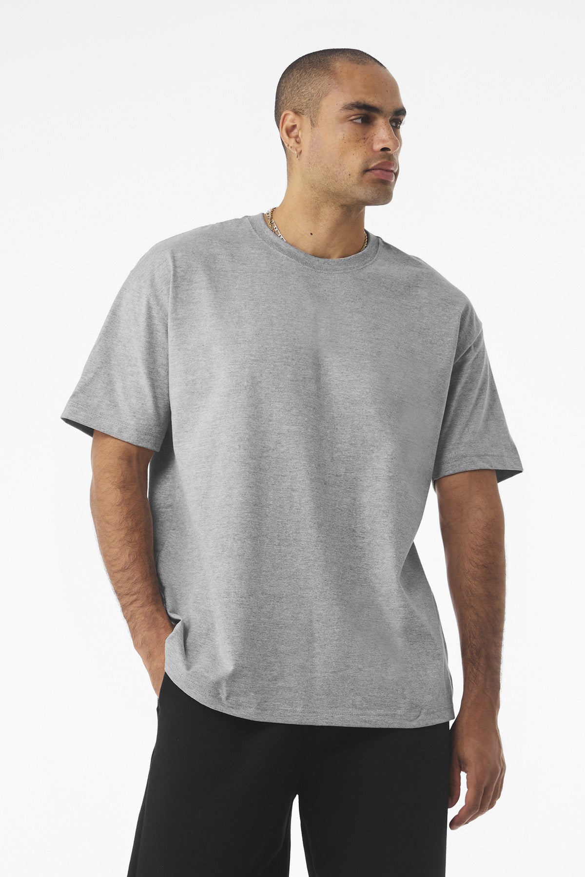 BELLA+CANVAS Unisex 7.5-Ounce Heavyweight Tee BC4610 - Athletic Heather - front