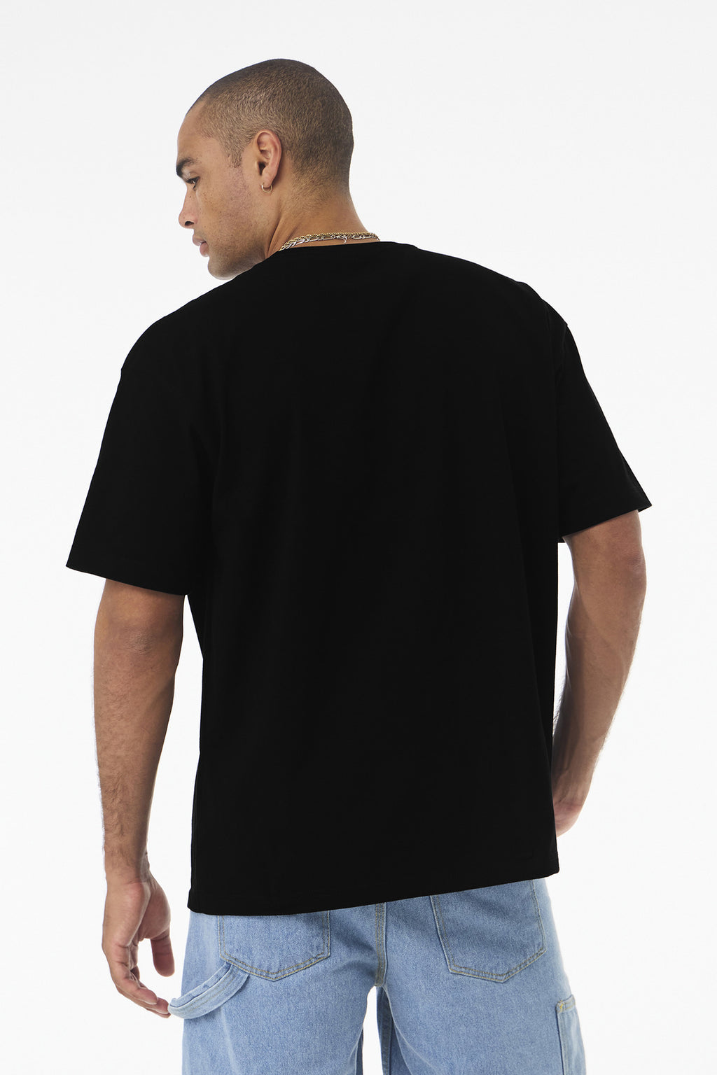 BELLA+CANVAS Unisex 7.5-Ounce Heavyweight Tee BC4610 - Black - back