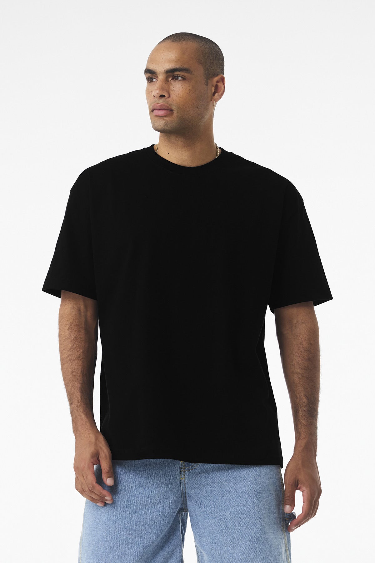BELLA+CANVAS Unisex 7.5-Ounce Heavyweight Tee BC4610 - Black - front
