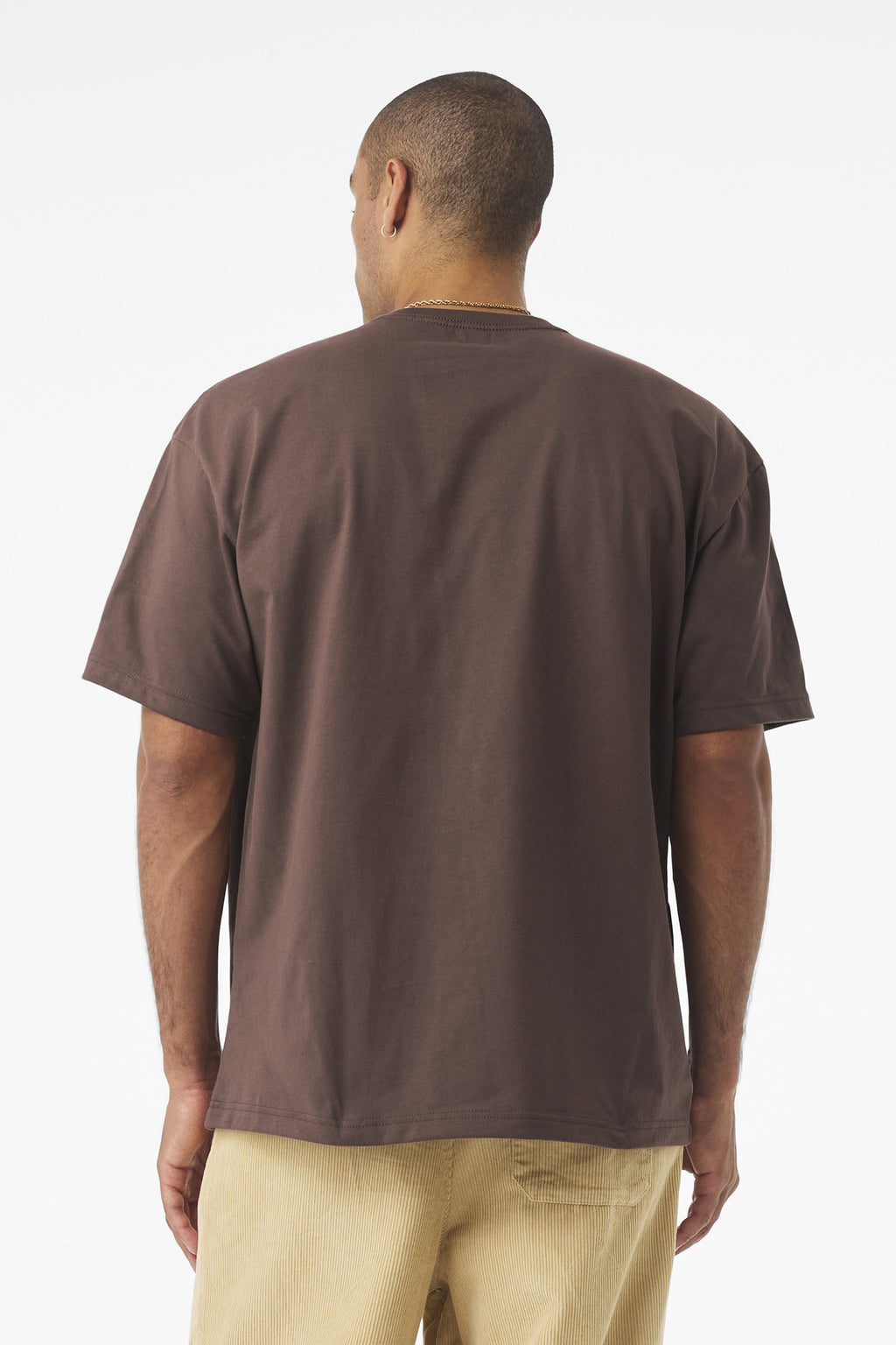 BELLA+CANVAS Unisex 7.5-Ounce Heavyweight Tee BC4610 - Cocoa - back