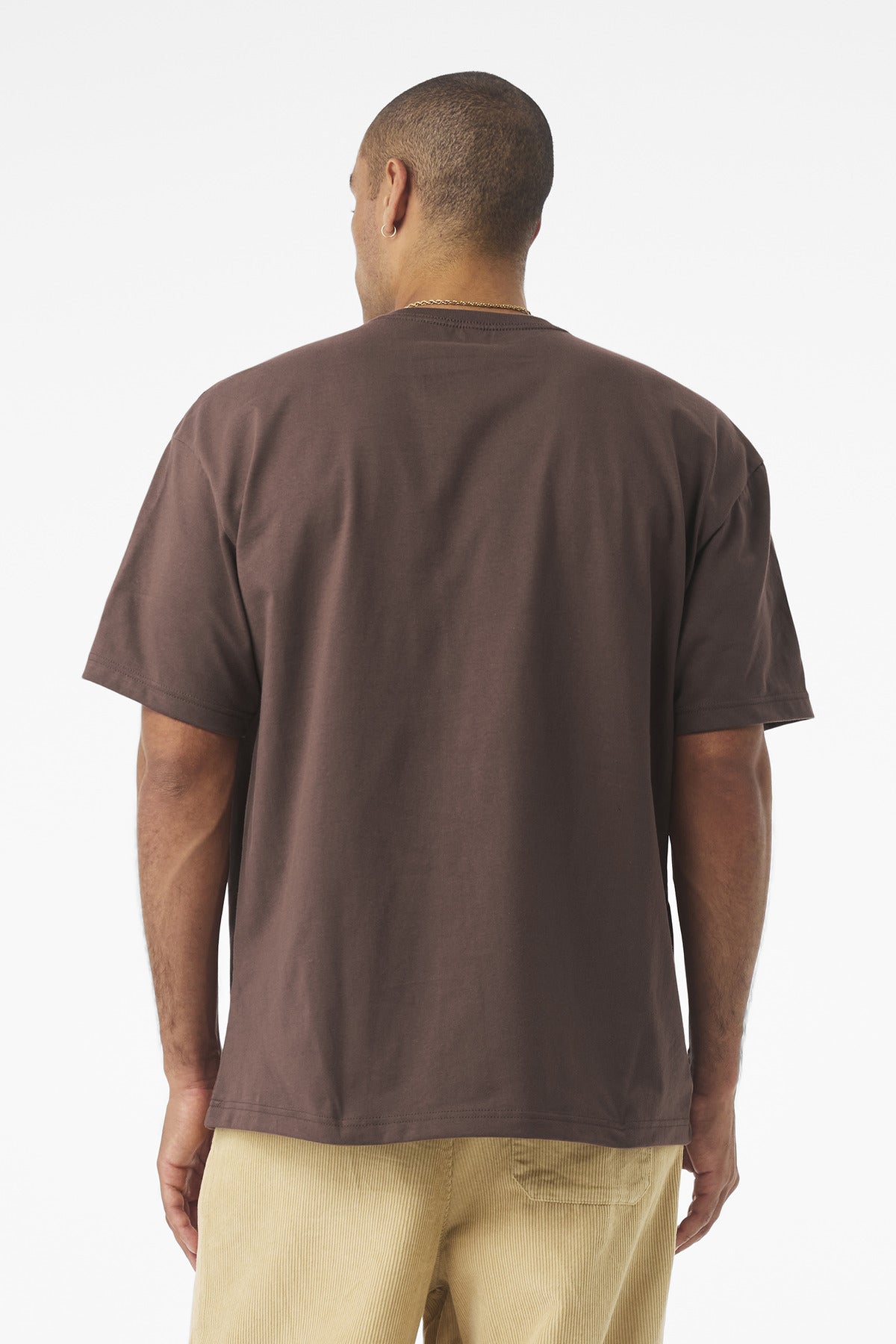 BELLA+CANVAS Unisex 7.5-Ounce Heavyweight Tee BC4610 - Cocoa - back