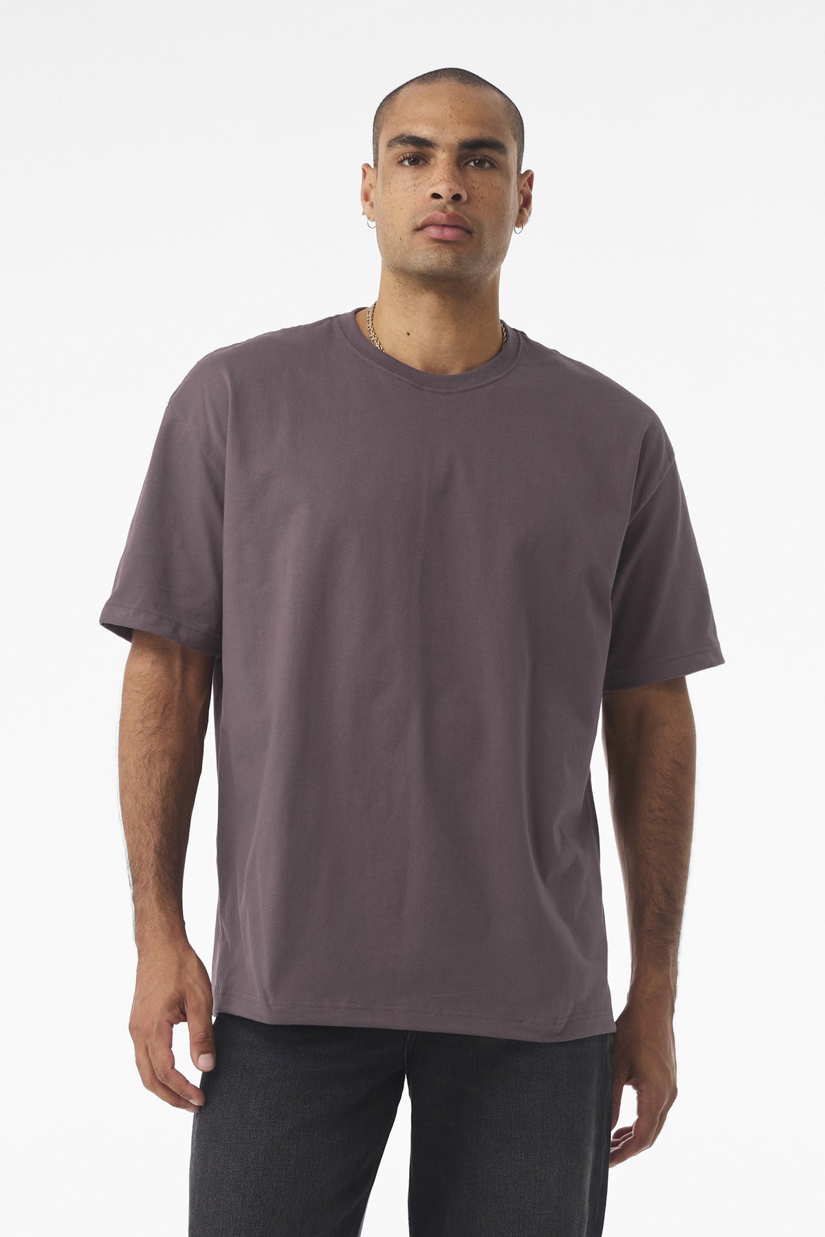 BELLA+CANVAS Unisex 7.5-Ounce Heavyweight Tee BC4610 - Purple Storm - front