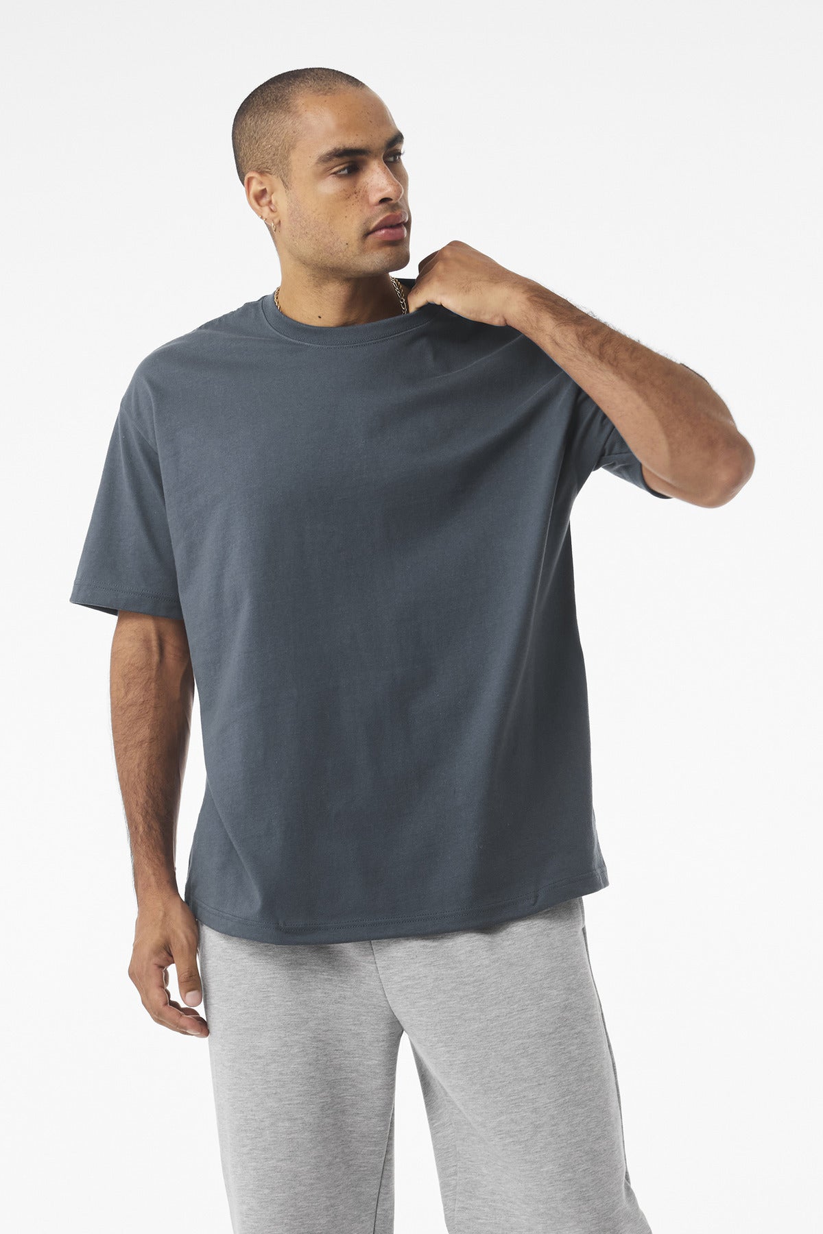 BELLA+CANVAS Unisex 7.5-Ounce Heavyweight Tee BC4610 - Vintage Navy - front