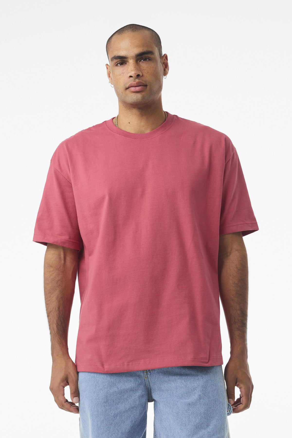 BELLA+CANVAS Unisex 7.5-Ounce Heavyweight Tee BC4610 - Vintage Red - front