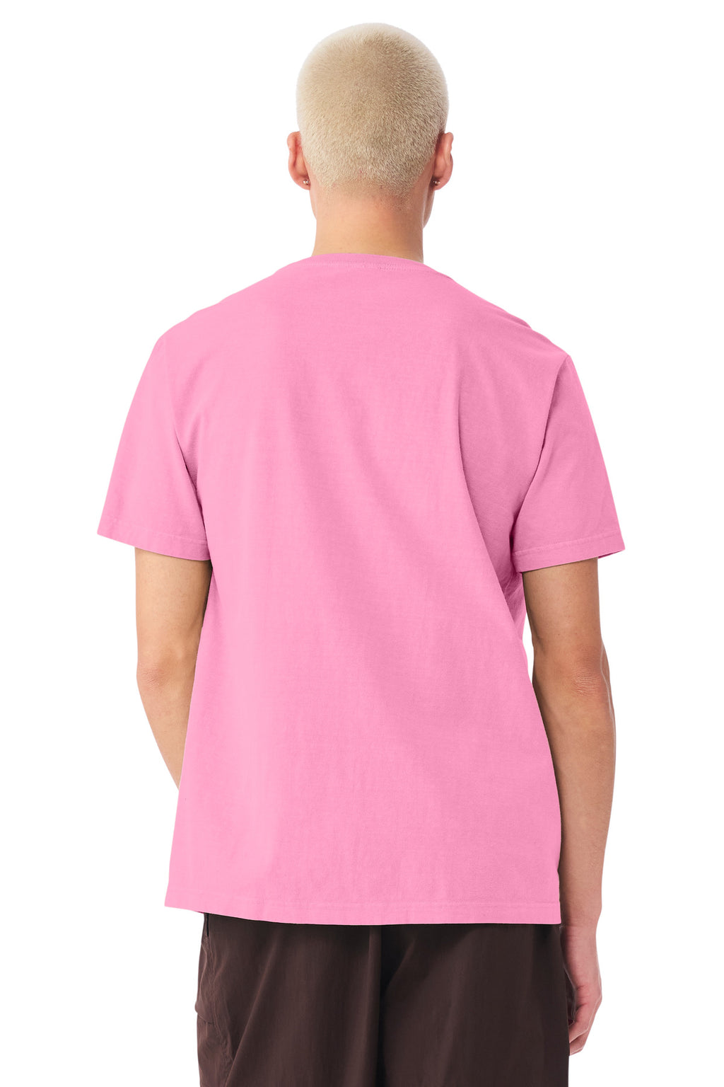 BELLA+CANVAS Unisex Heavyweight Garment-Dyed Tee BC4810GD - Bubble Gum - back