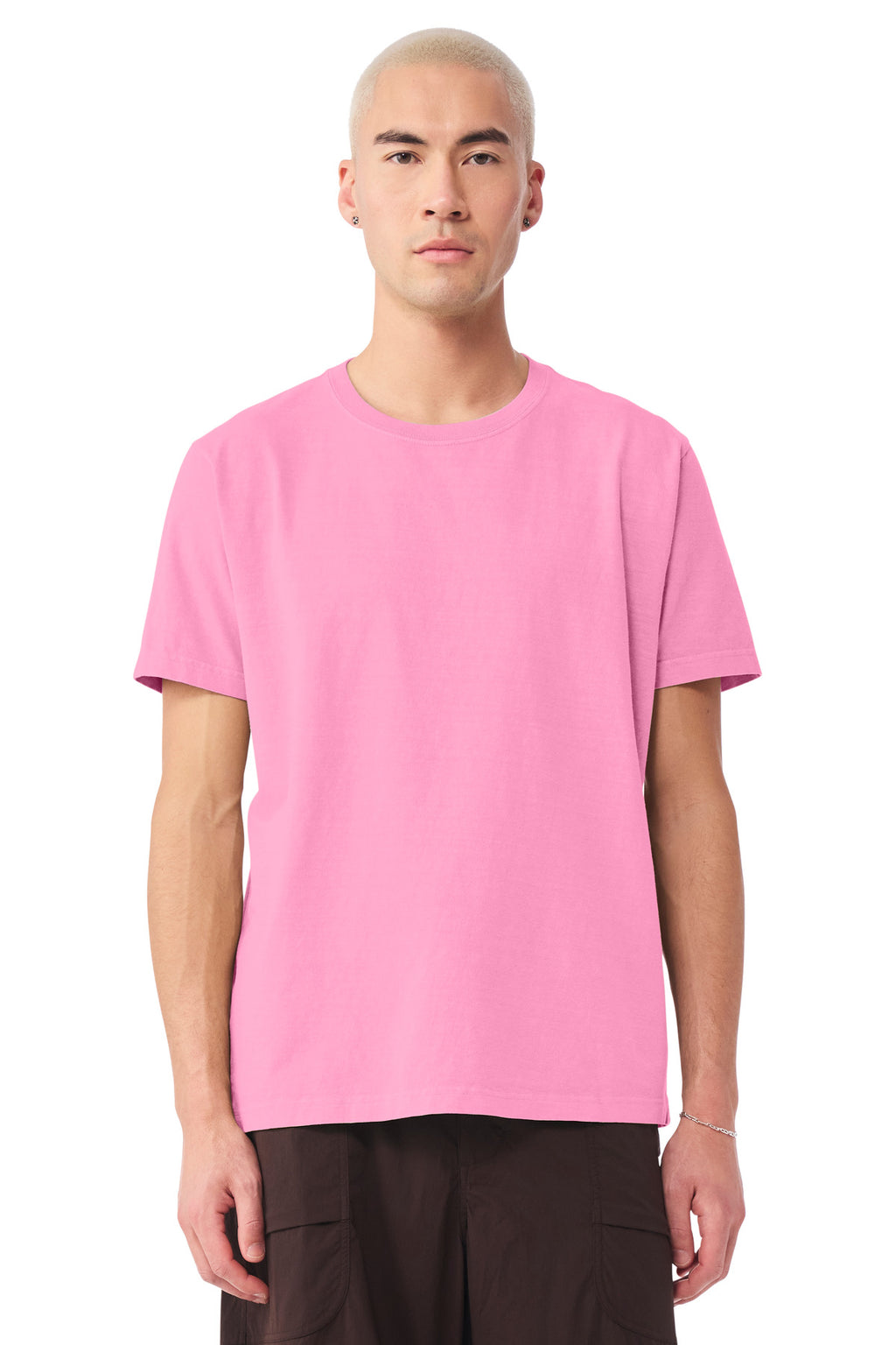 BELLA+CANVAS Unisex Heavyweight Garment-Dyed Tee BC4810GD - Bubble Gum - front