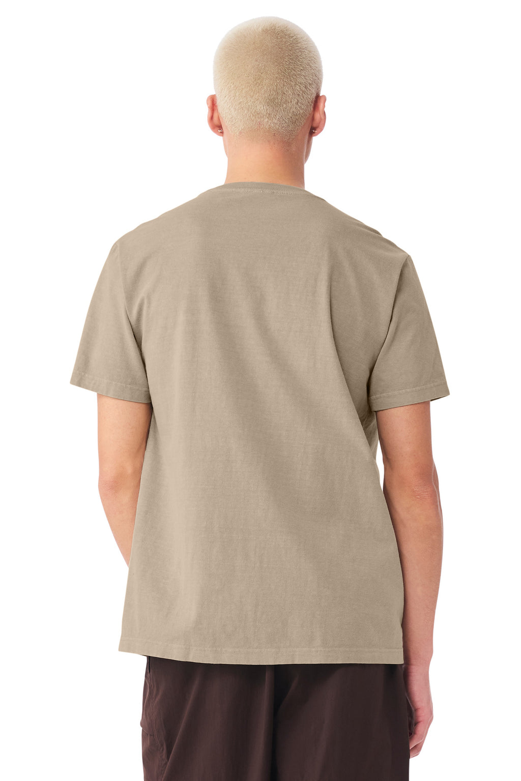 BELLA+CANVAS Unisex Heavyweight Garment-Dyed Tee BC4810GD - Khaki - back