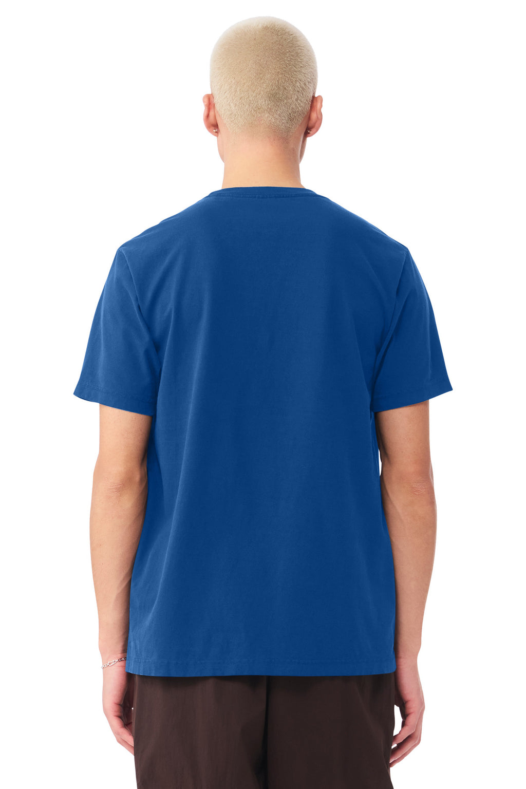 BELLA+CANVAS Unisex Heavyweight Garment-Dyed Tee BC4810GD - Royal Blue - back