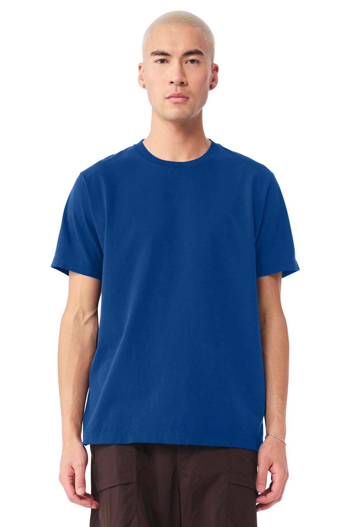BELLA+CANVAS Unisex Heavyweight Garment-Dyed Tee BC4810GD - Royal Blue - front