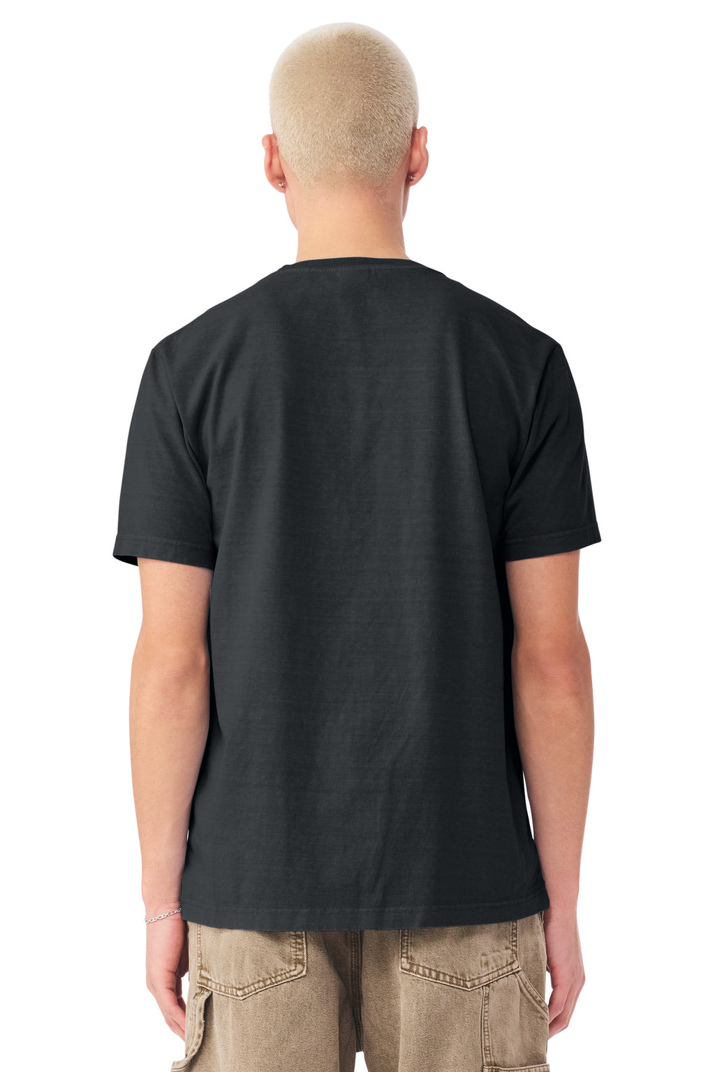 BELLA+CANVAS Unisex Heavyweight Garment-Dyed Tee BC4810GD - Washed Black - back