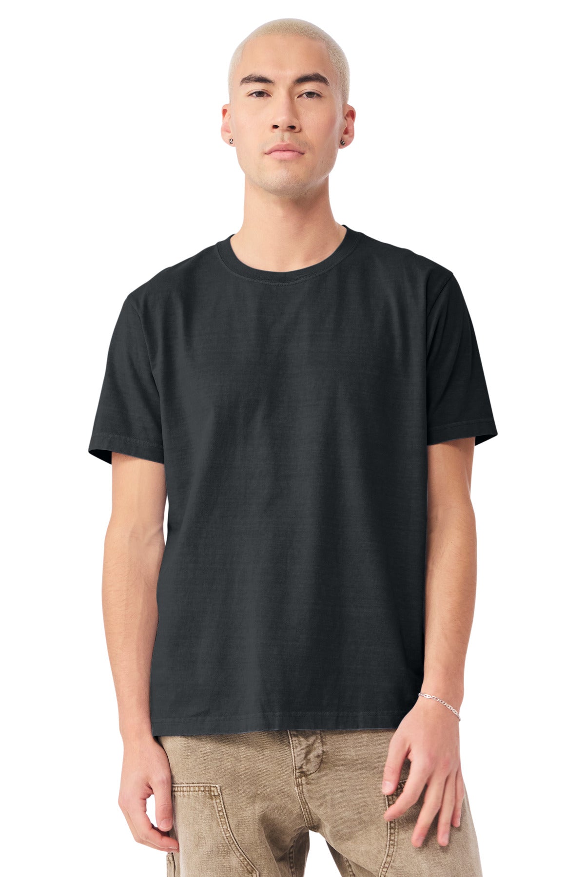 BELLA+CANVAS Unisex Heavyweight Garment-Dyed Tee BC4810GD - Washed Black - front