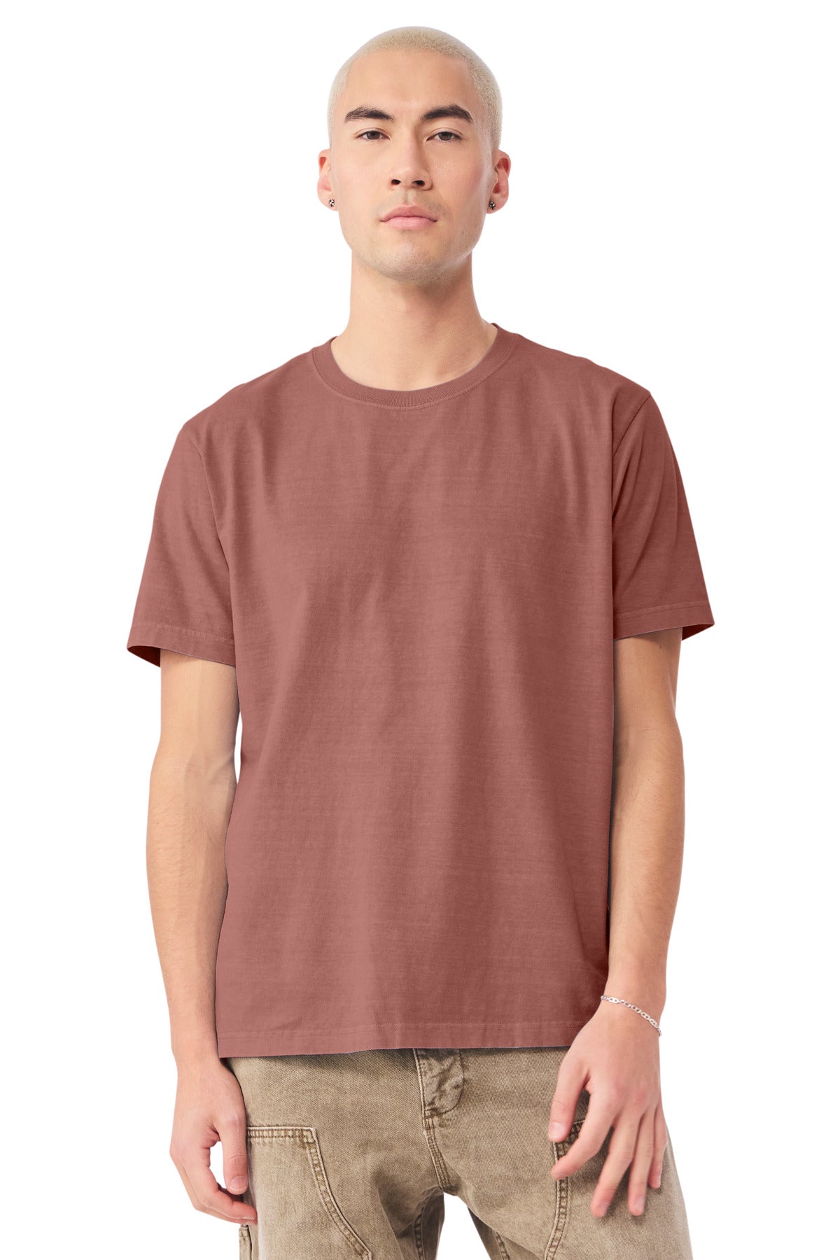 BELLA+CANVAS Unisex Heavyweight Garment-Dyed Tee BC4810GD - Washed Chestnut - front