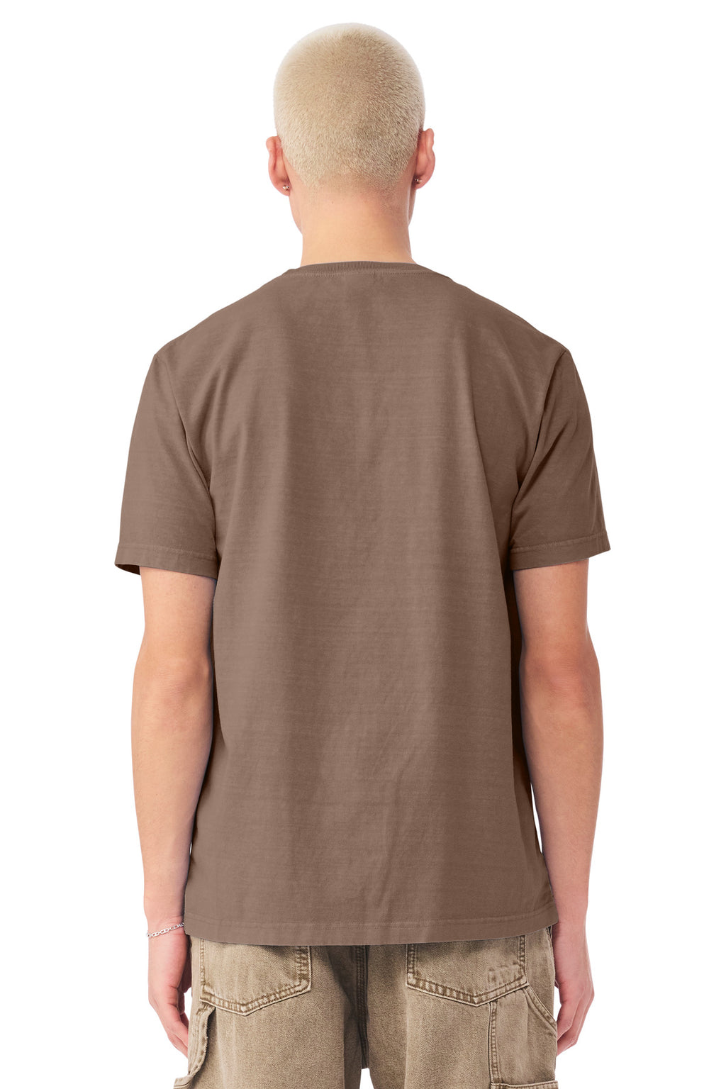 BELLA+CANVAS Unisex Heavyweight Garment-Dyed Tee BC4810GD - Washed Cocoa - back