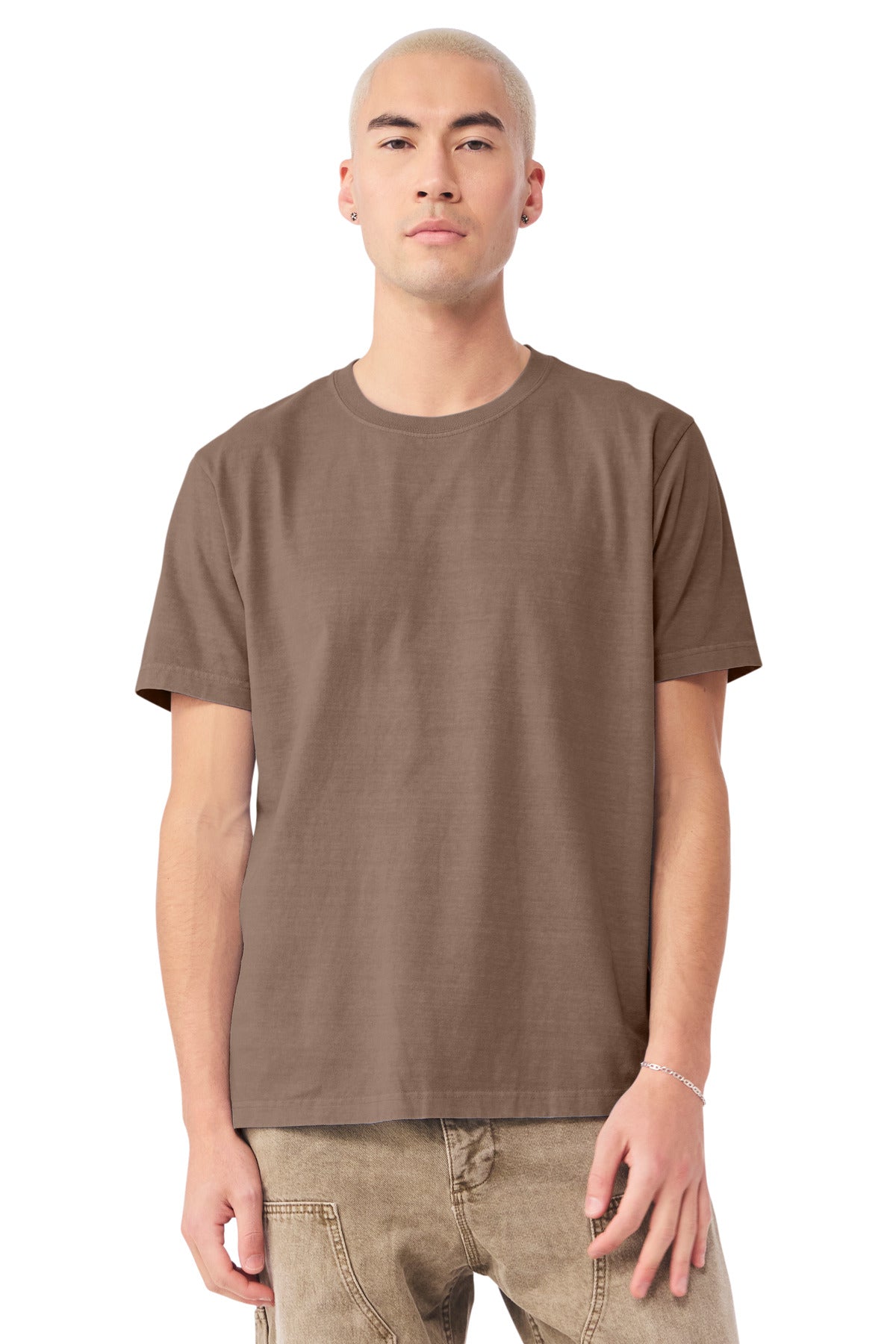 BELLA+CANVAS Unisex Heavyweight Garment-Dyed Tee BC4810GD - Washed Cocoa - front