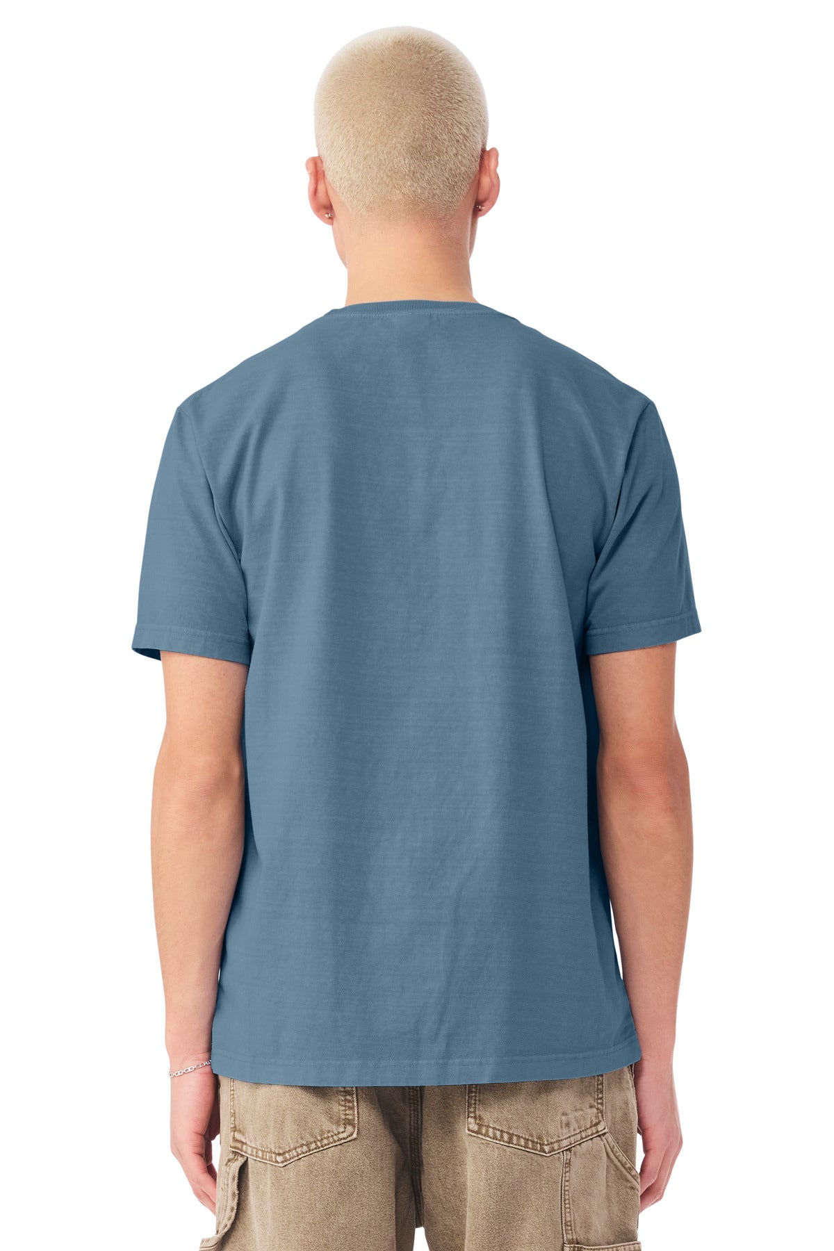 BELLA+CANVAS Unisex Heavyweight Garment-Dyed Tee BC4810GD - Washed Denim - back