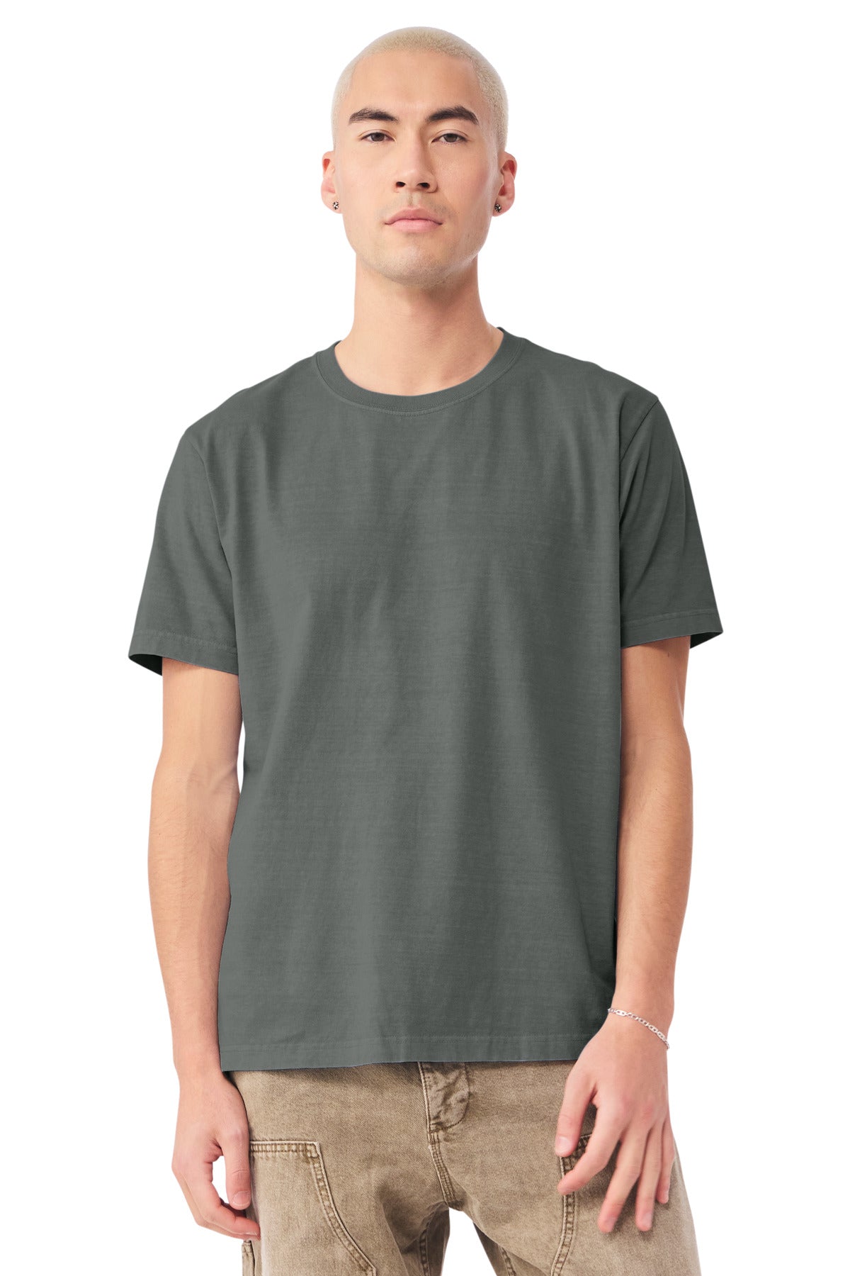 BELLA+CANVAS Unisex Heavyweight Garment-Dyed Tee BC4810GD - Washed Grey - front